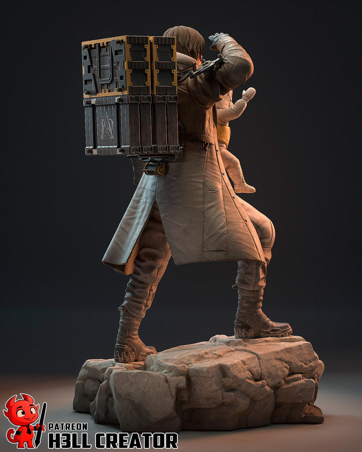 Sam Porter Bridges (Death Stranding) resin figure by h3LLcreator — studio render 6