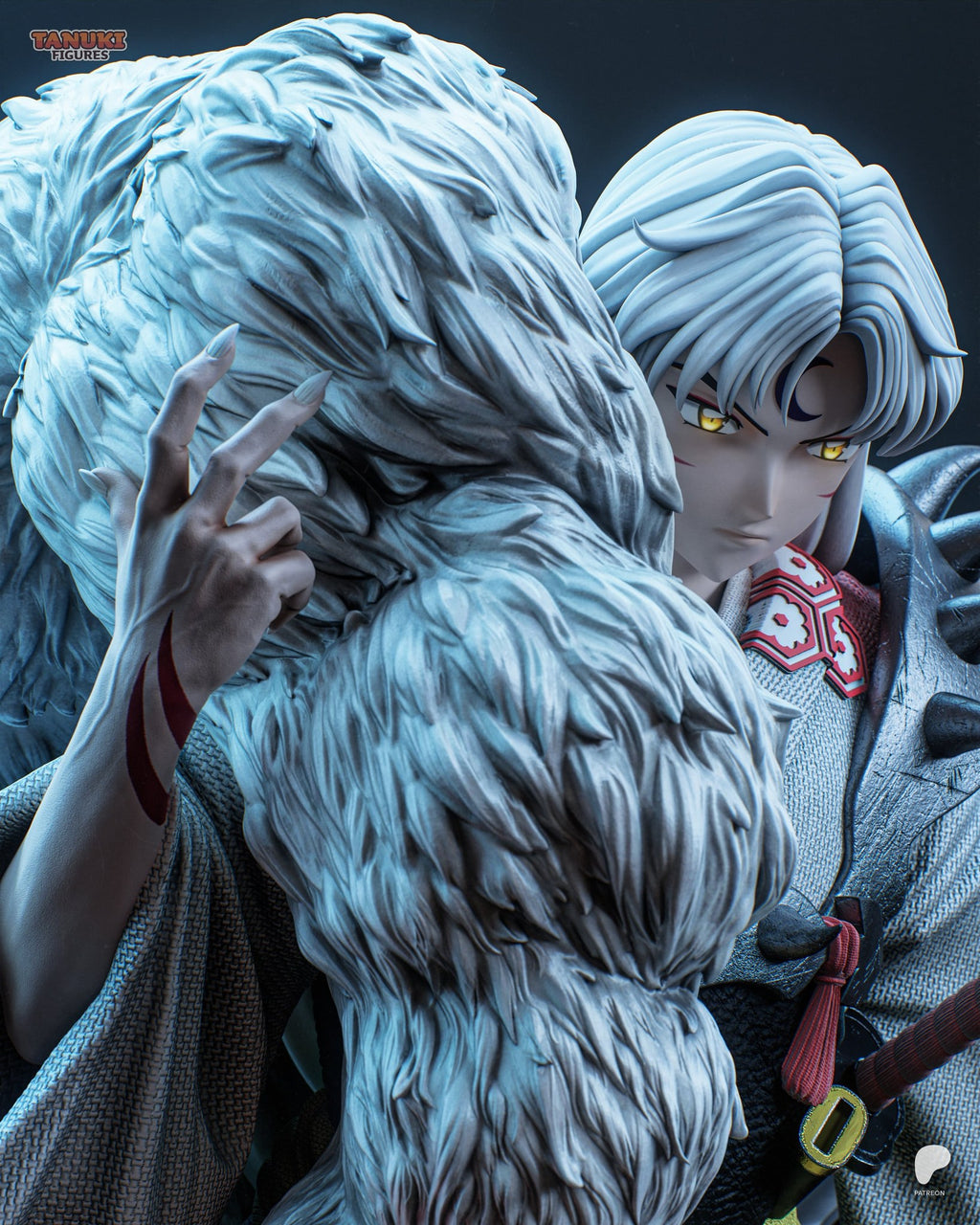 Sesshomaru (Inuyasha) resin figure by Tanuki Figures — studio render 7
