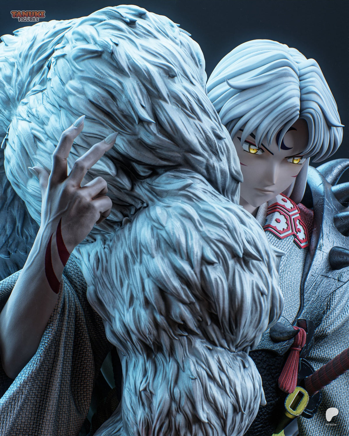 Sesshomaru (Inuyasha) resin figure by Tanuki Figures — studio render 7