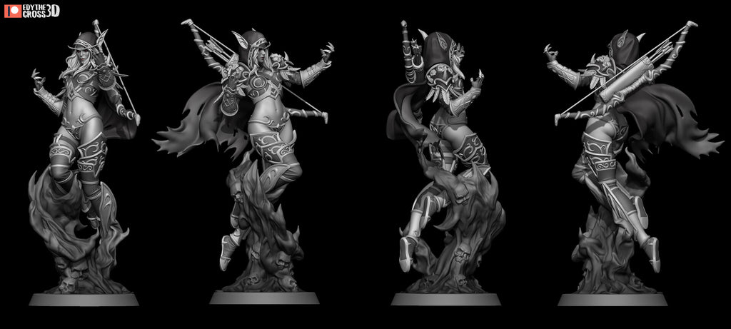 Sylvanas Windrunner — studio render 3