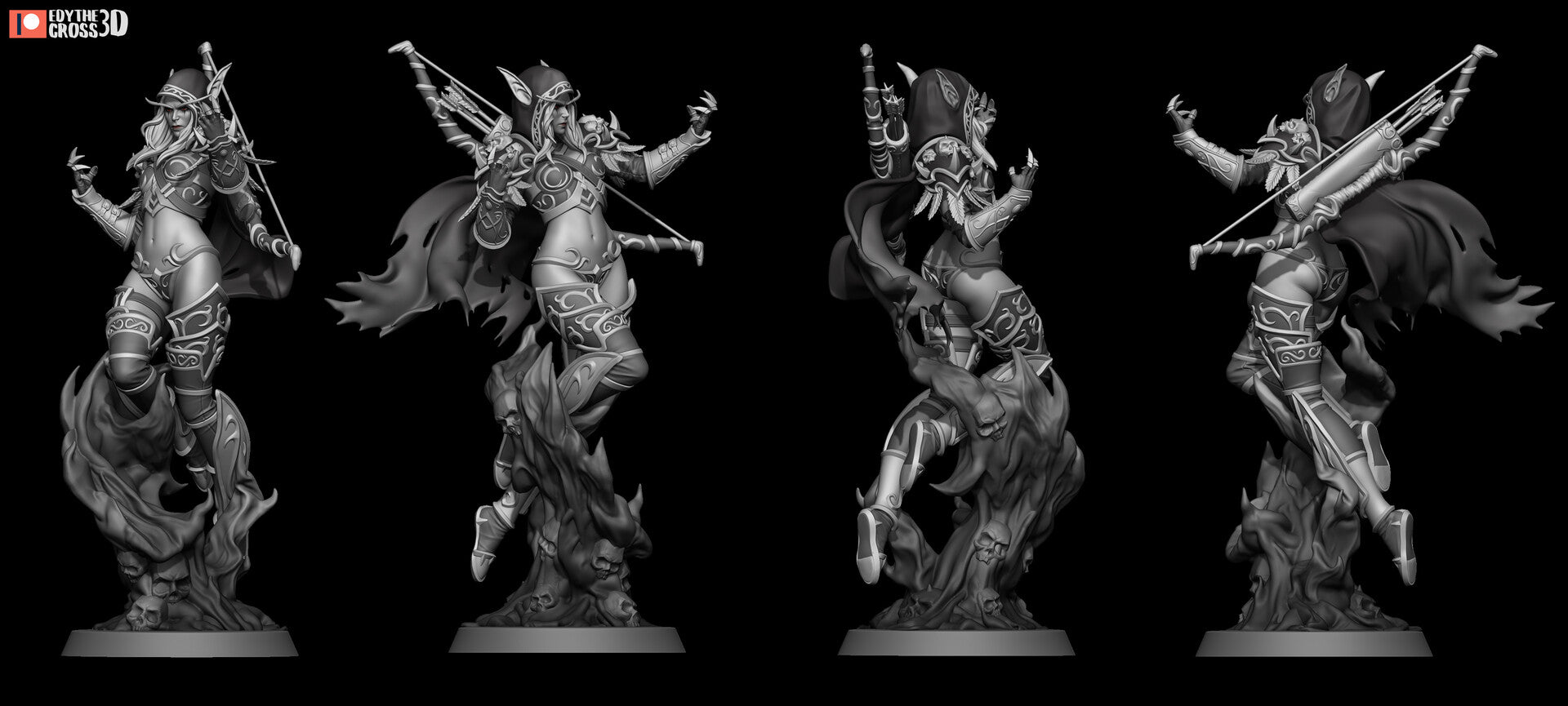 Sylvanas Windrunner — studio render 3