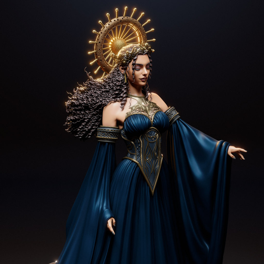 Nyx Greek mythology resin figure by CA 3D Studios — studio preview 2