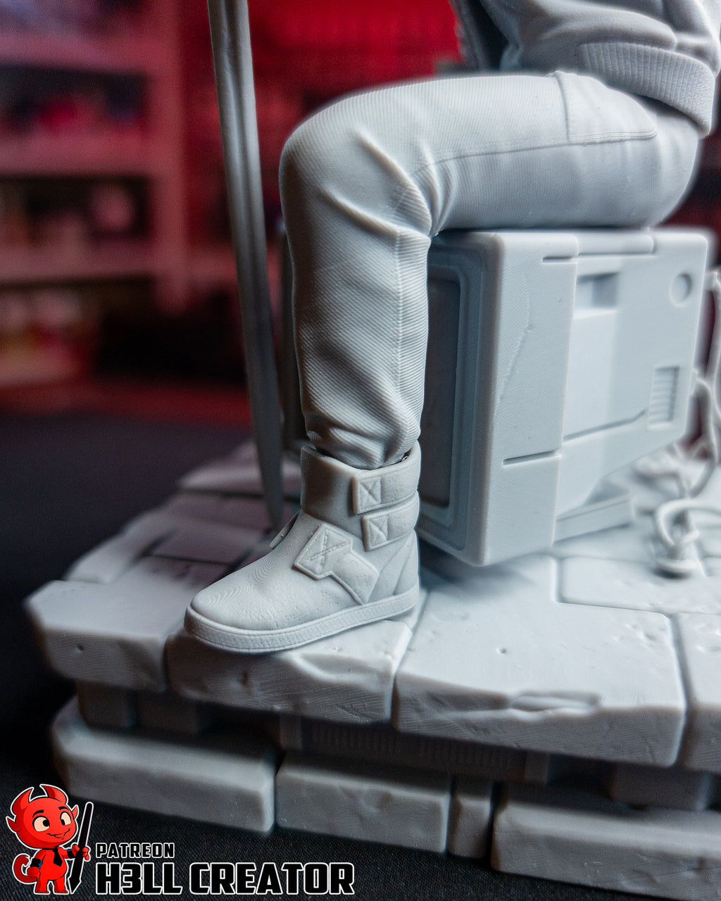 Geralt of Rivia (The Witcher) resin figure by h3LLcreator — studio render 15
