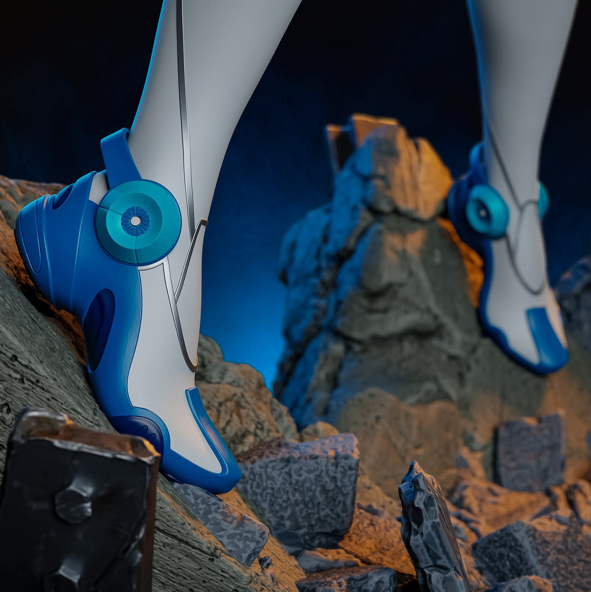 Sue Storm (Marvel) resin figure by CA 3D Studios — studio render 6