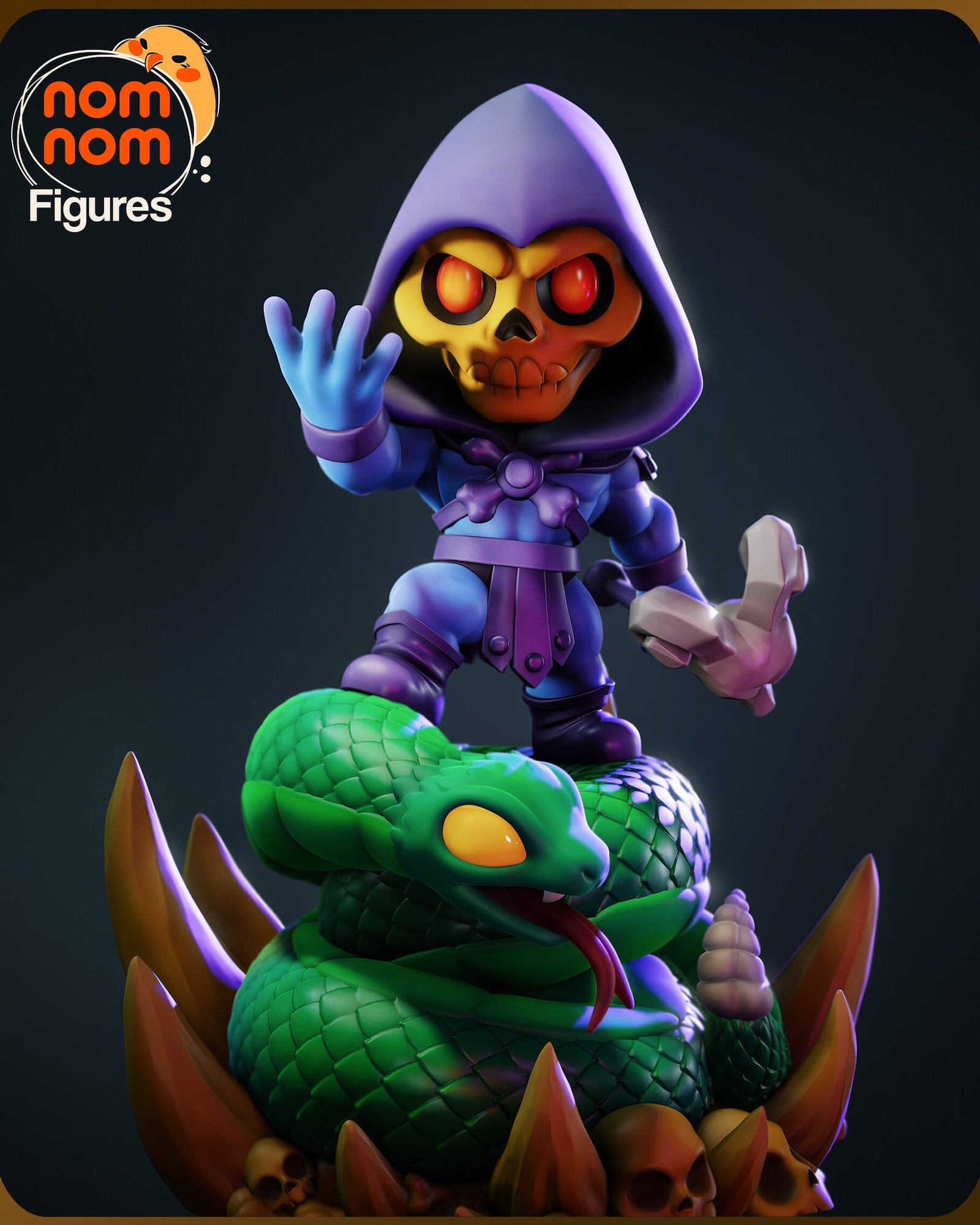 Skeletor — studio render 3
