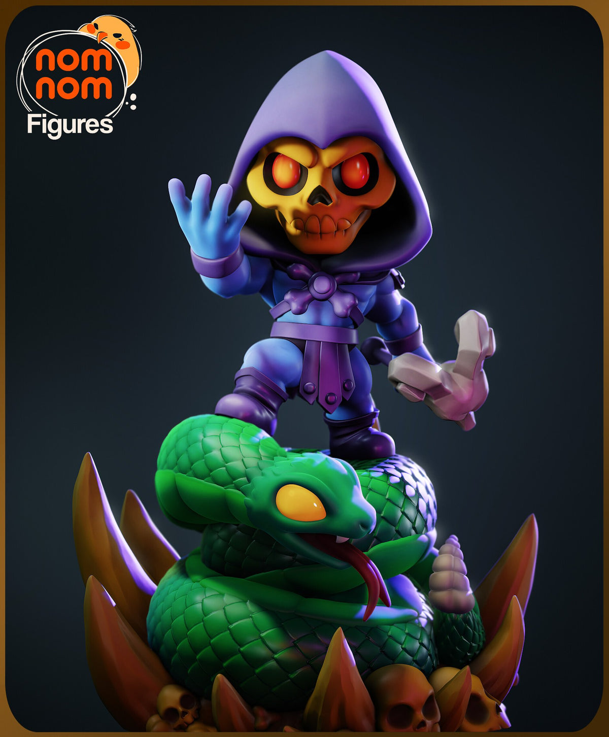 Skeletor — studio render 3