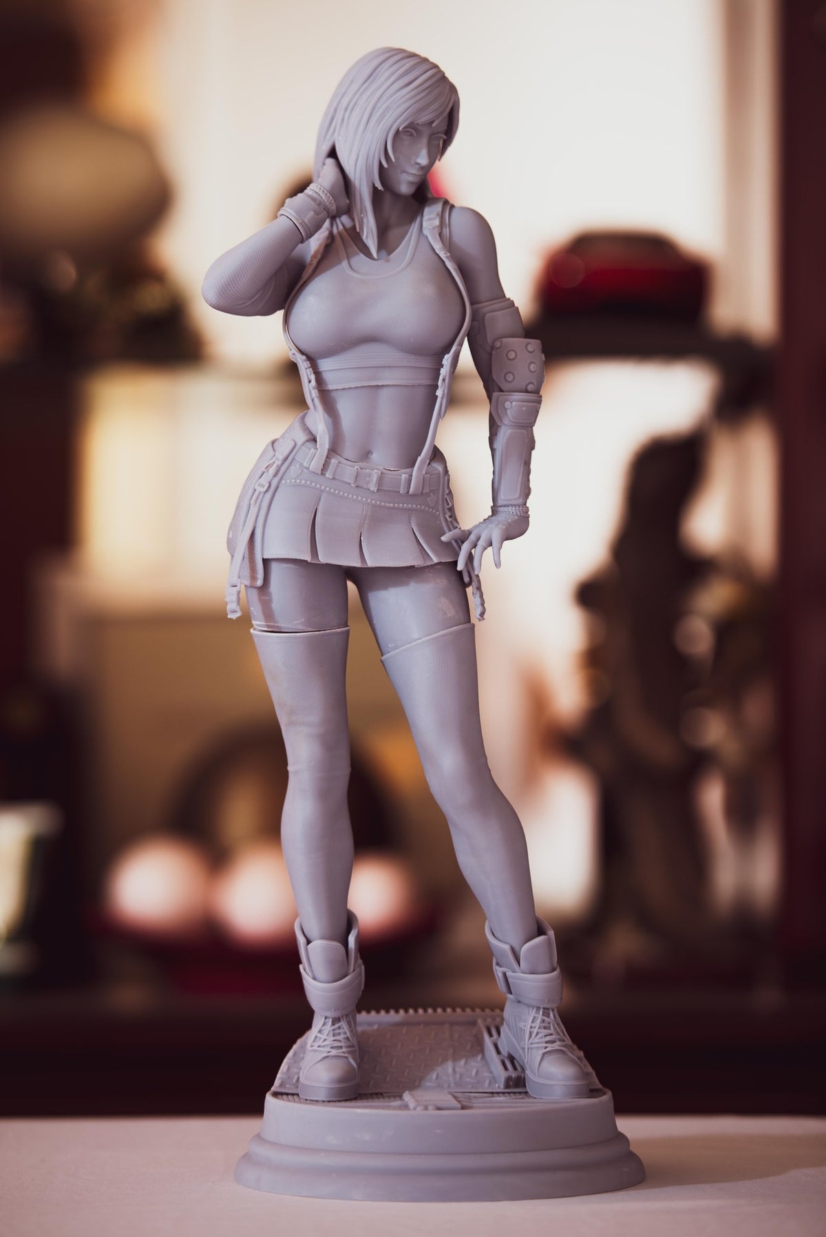 Tifa Lockhart (Final Fantasy) resin figure by Abe3D — studio render 14