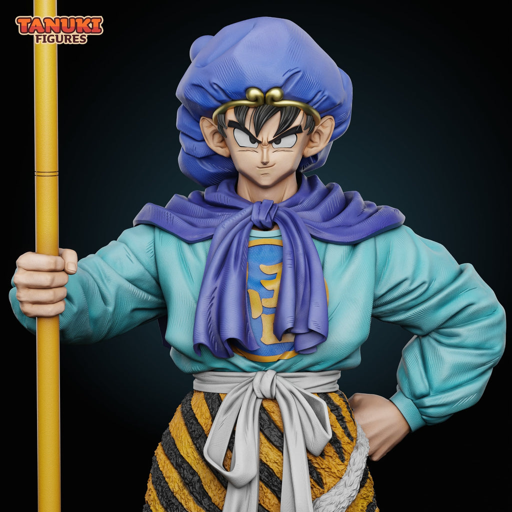 Goku (Dragon Ball) resin figure by Tanuki Figures — studio render 1