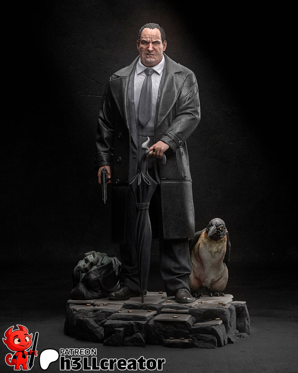 Oswald Cobb (DC) resin figure by h3LLcreator — studio render 3