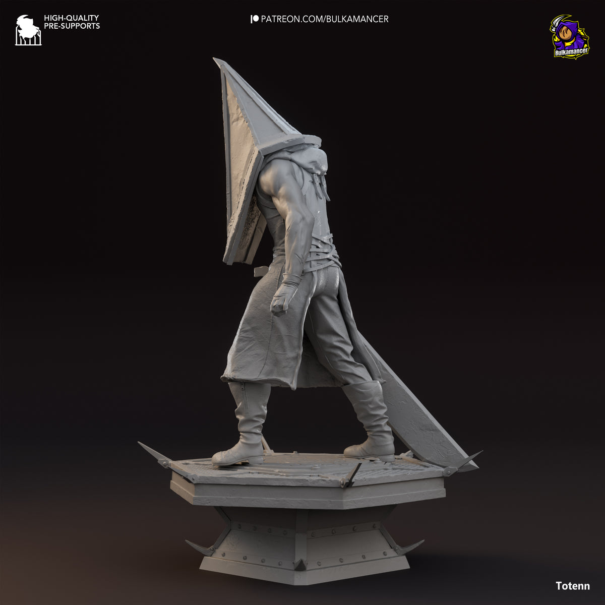 Pyramid Head (Silent Hill) resin figure by Bulkamancer — studio render 8