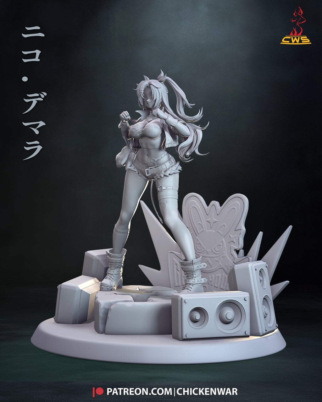 Nicole Demara (Zenless Zone Zero) resin figure by CW Studio — studio render 13