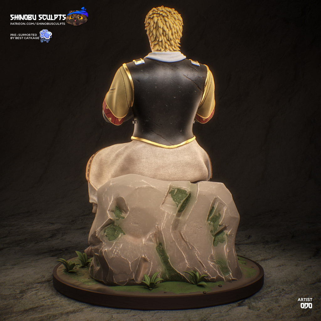 Askeladd (Vinland Saga) resin figure by Shinobu Sculpts — studio render 4
