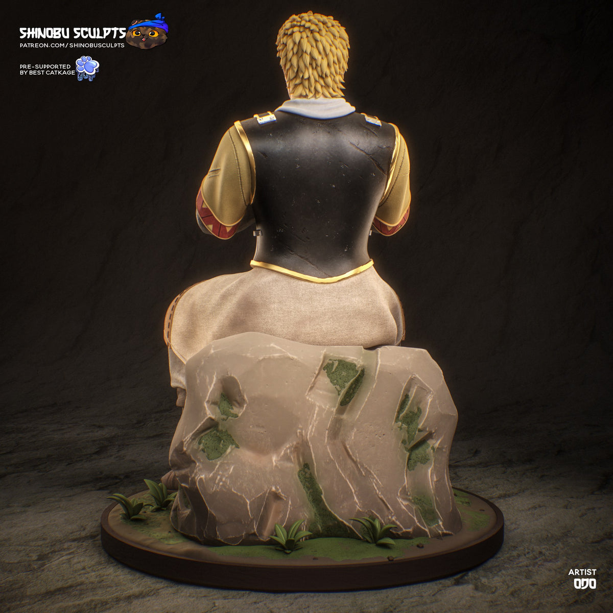 Askeladd (Vinland Saga) resin figure by Shinobu Sculpts — studio render 4