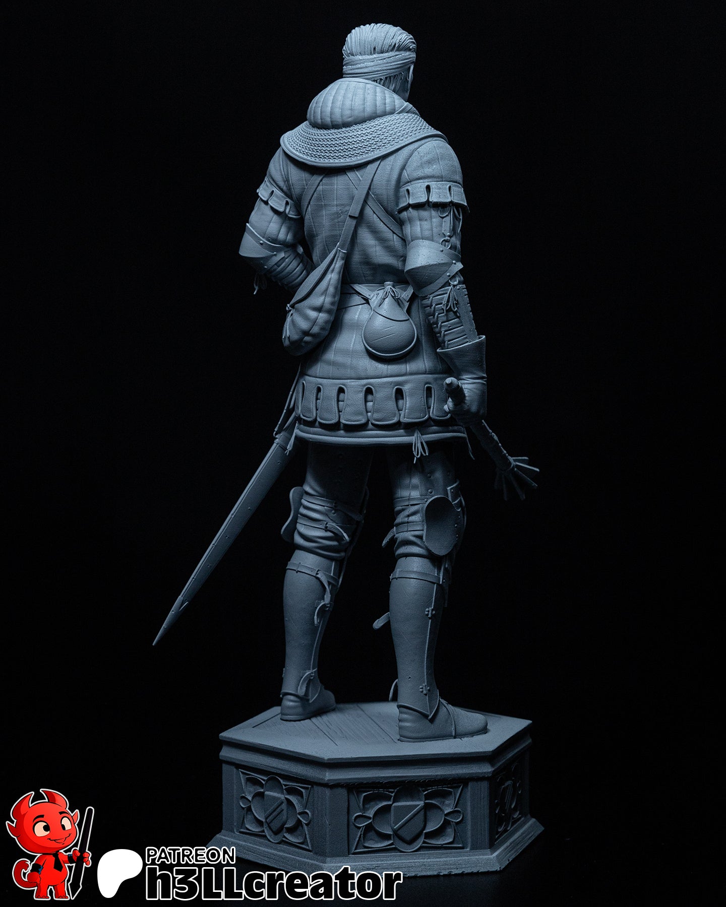 Jan Zizka (Kingdom Come Deliverance) resin figure by h3LLcreator — studio render 10