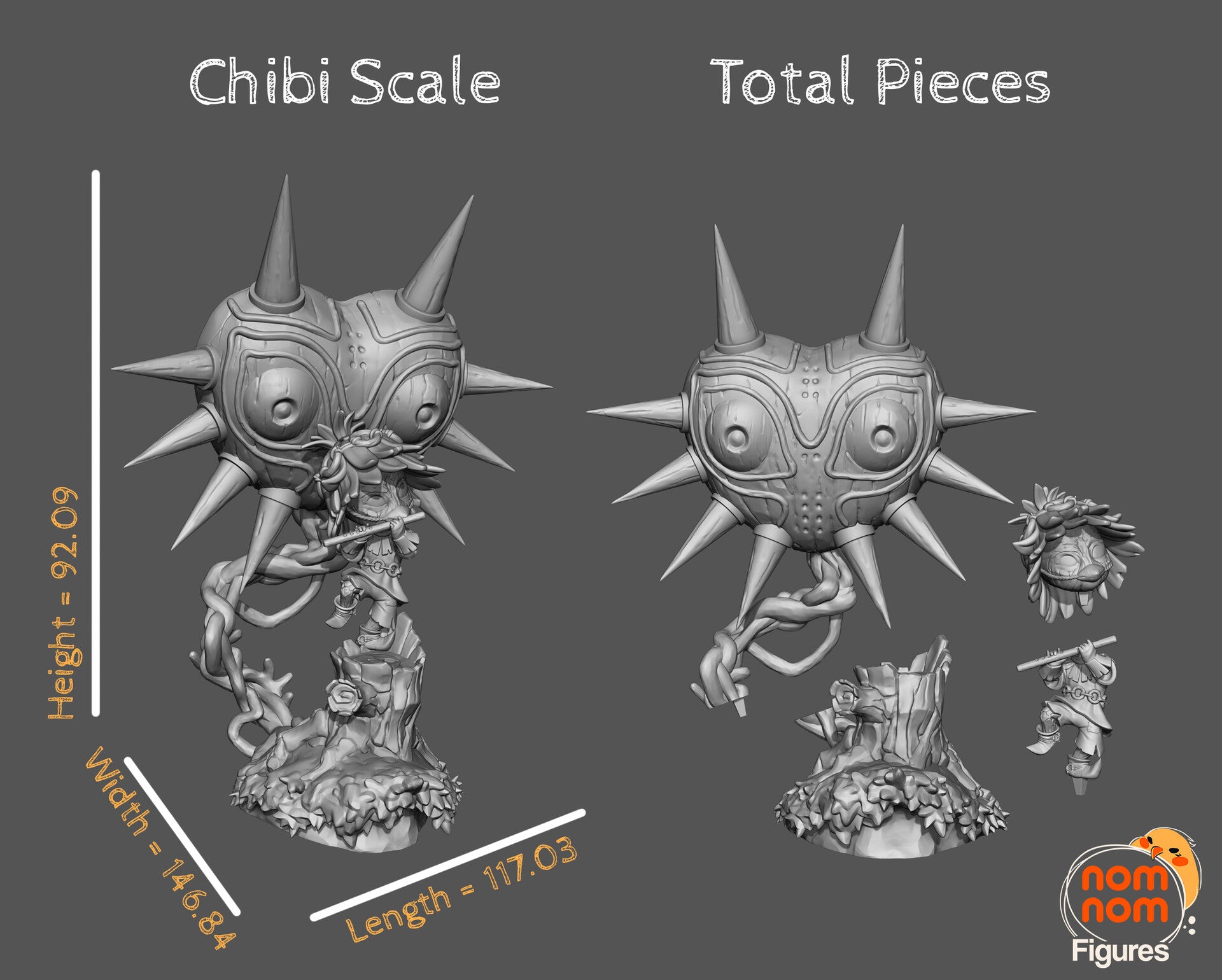 Skull Kid — studio render 2