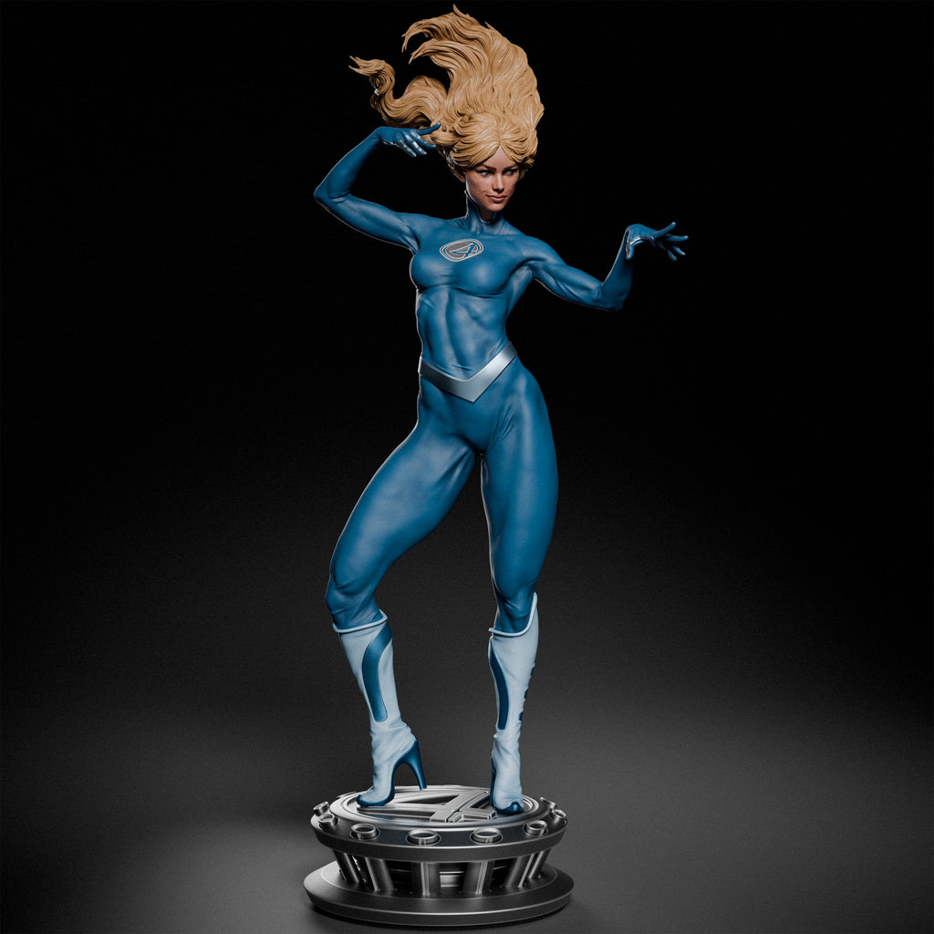 Sue Storm (Marvel) resin figure by CA 3D Studios — studio render 2