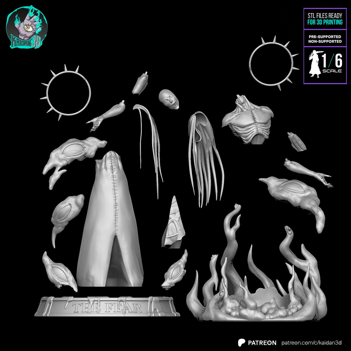 As Nodt (Bleach) resin figure by Kaidan 3D — studio render 6