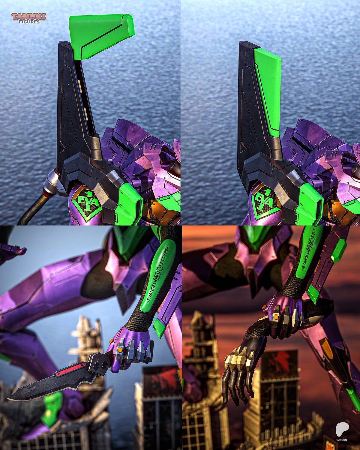 Eva-01 (Evangelion) resin figure by Tanuki Figures — studio render 8