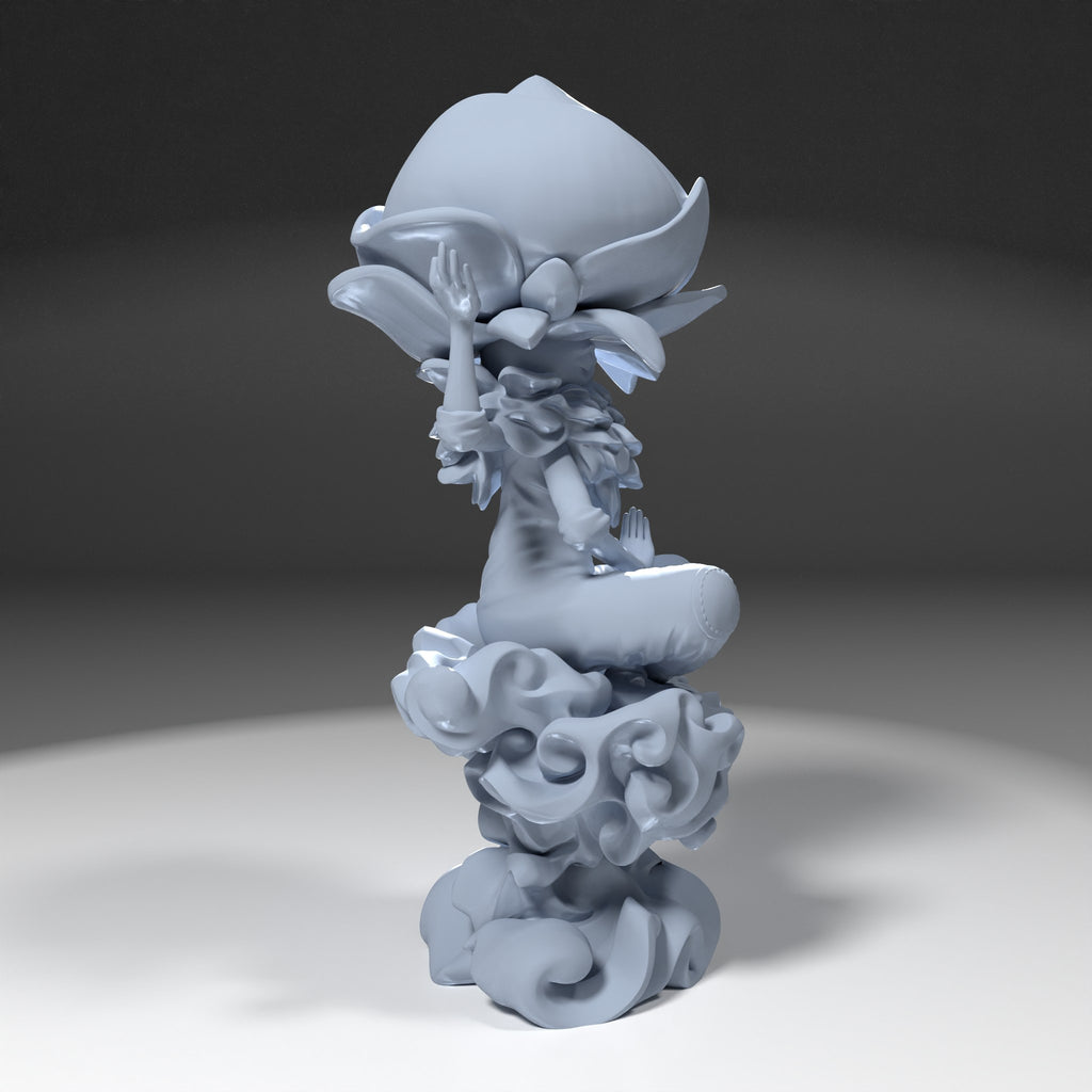 Cabbage Yogi (_Original Characters) resin figure by h3LLcreator — studio render 8