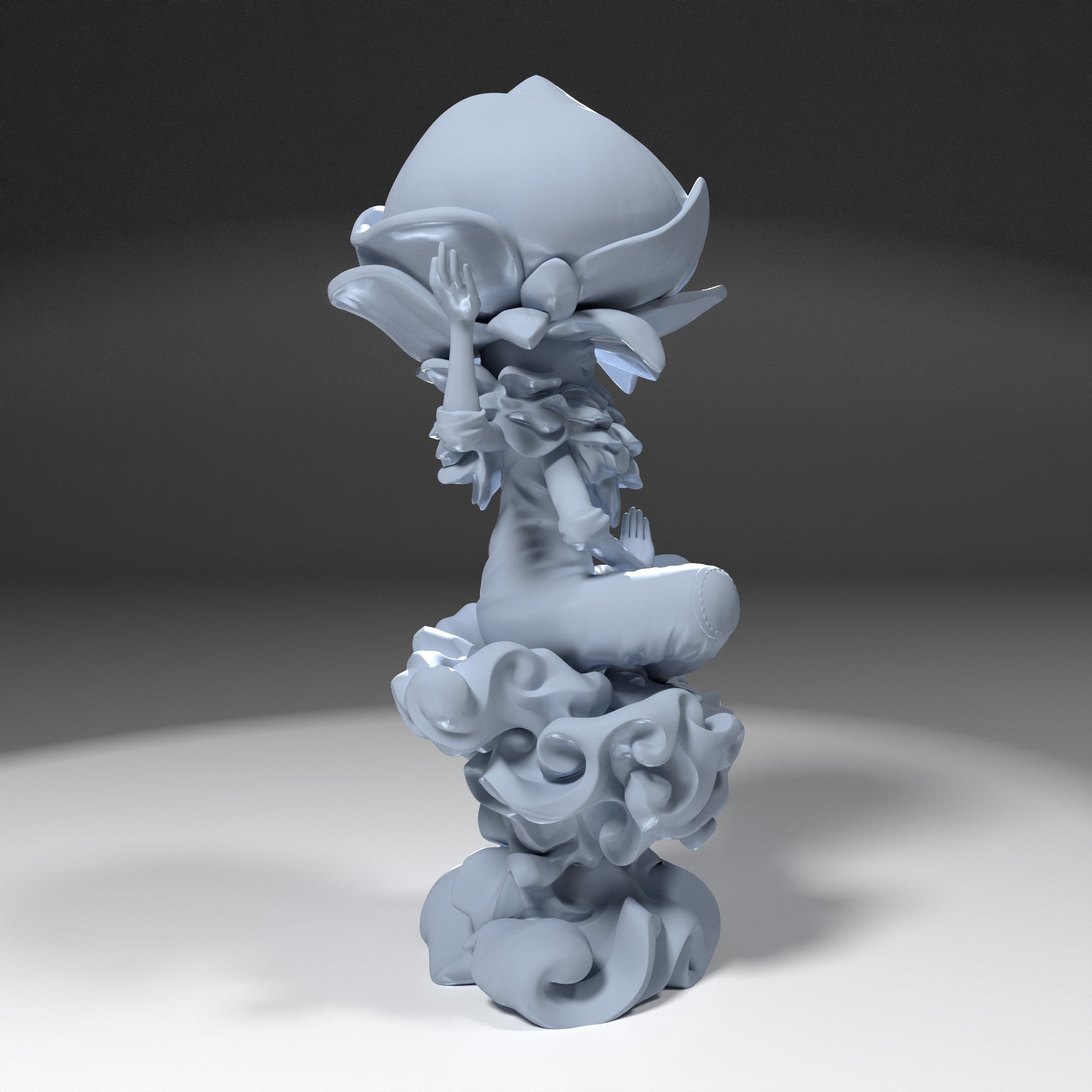 Cabbage Yogi (_Original Characters) resin figure by h3LLcreator — studio render 8