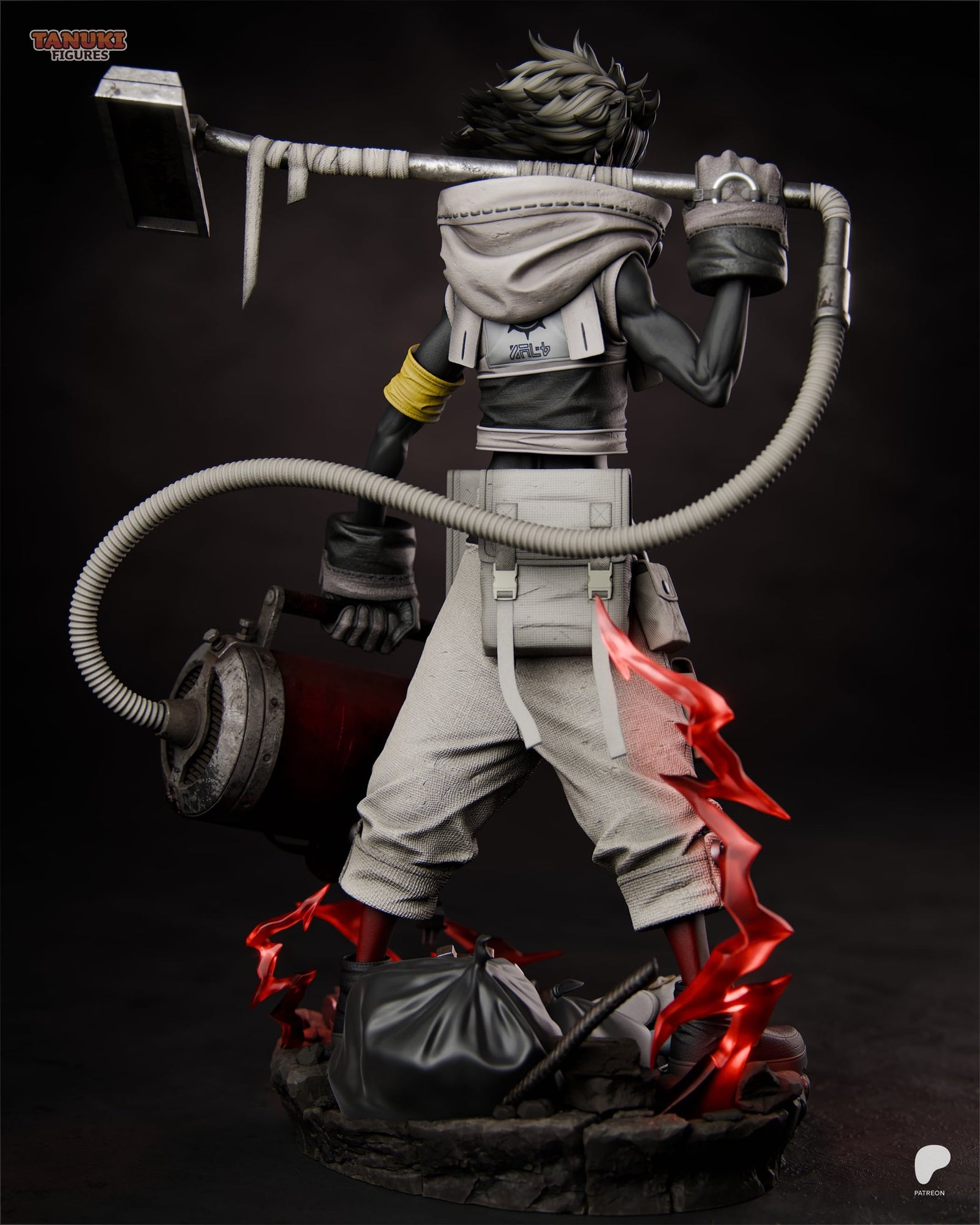 Rudo (Gachiakuta) resin figure by Tanuki Figures — studio render 5