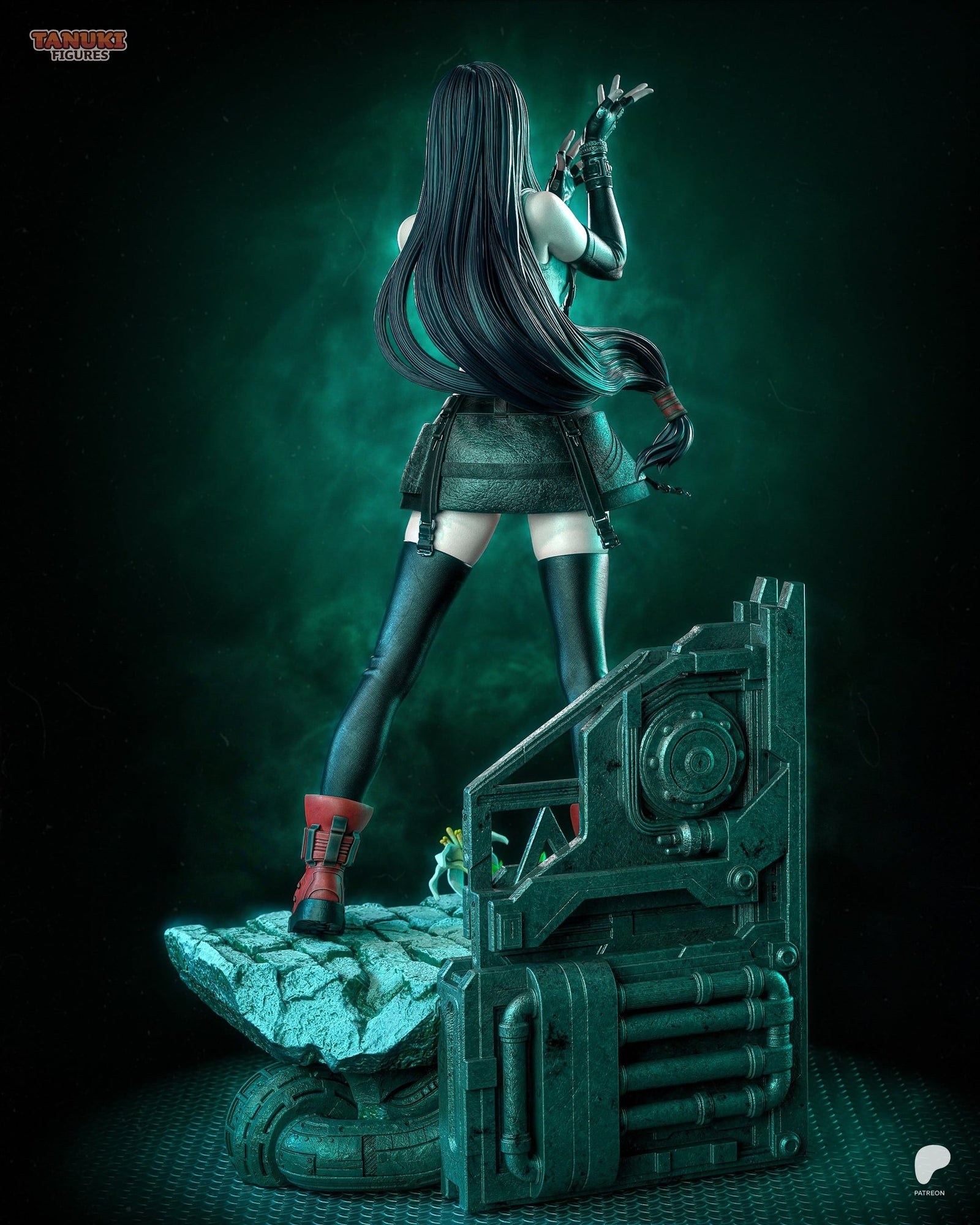 Tifa Lockhart (Final Fantasy) resin figure by Tanuki Figures — studio render 4