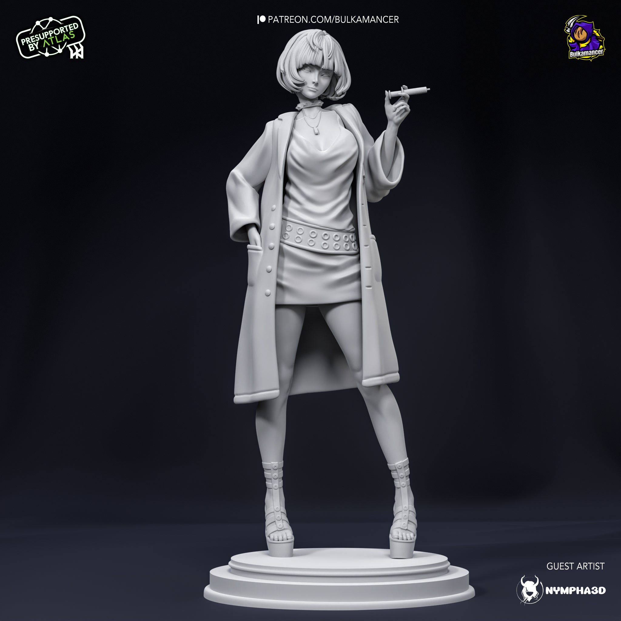 Tae Takemi (Persona 5) resin figure by Bulkamancer — studio render 7