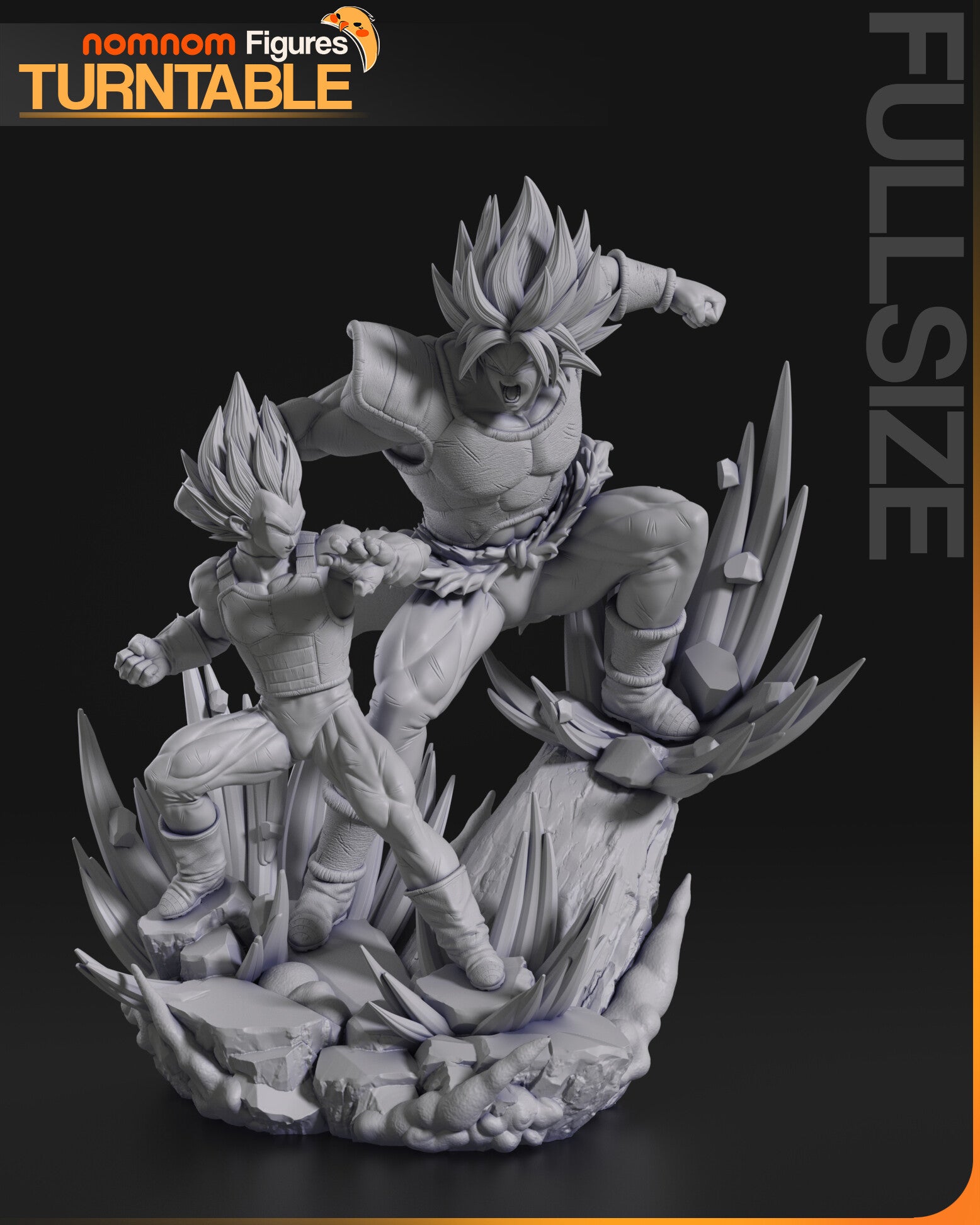 Vegeta Vs Broly — studio render 4