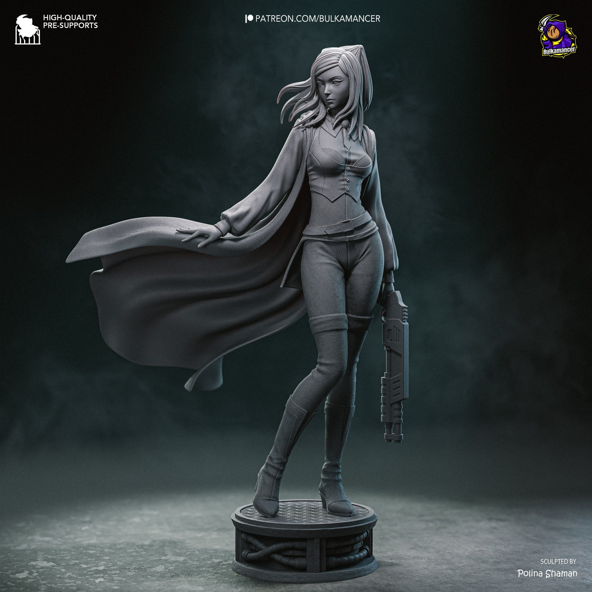Re-L Mayer (Ergo Proxy) resin figure by Bulkamancer — studio render 12
