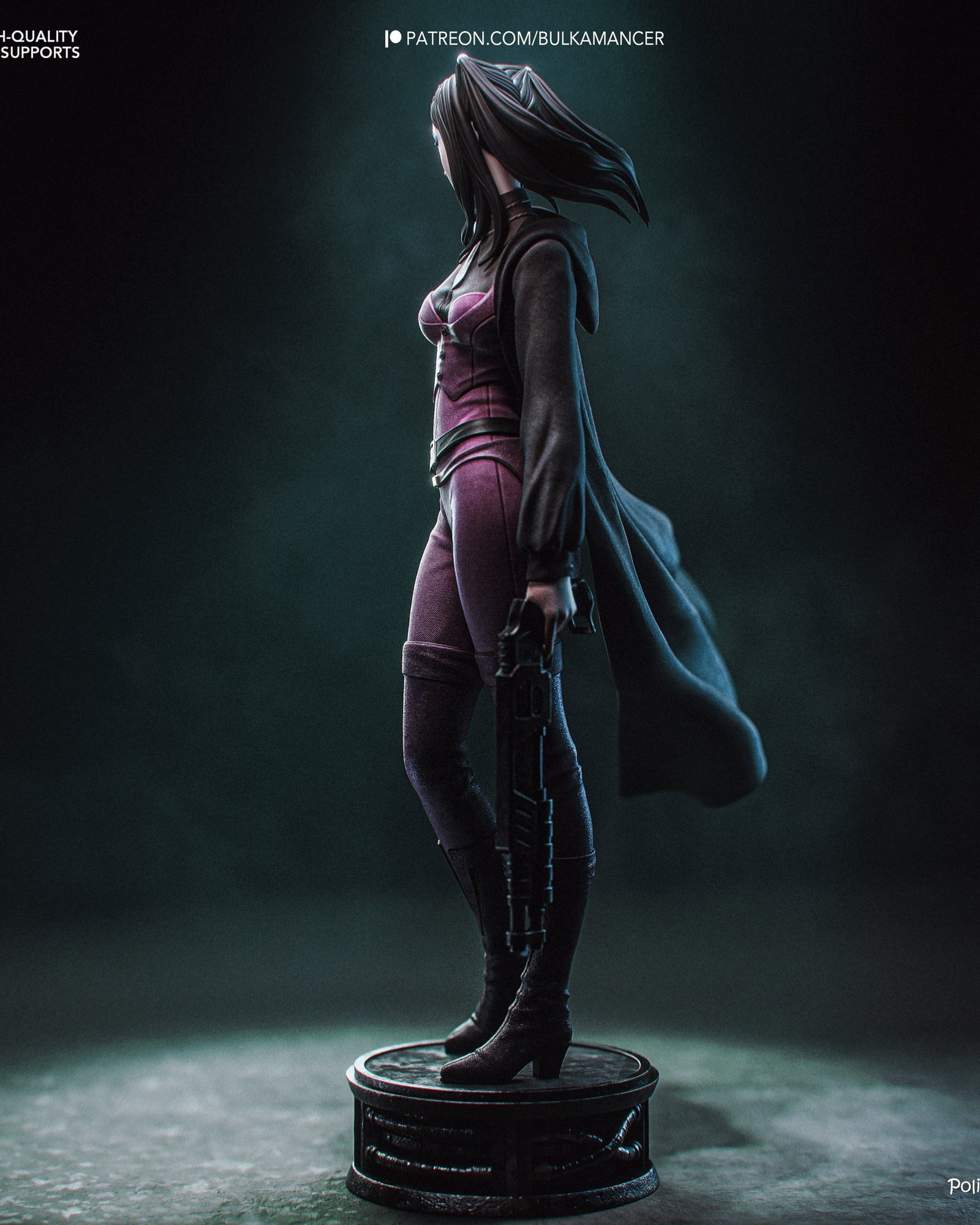 Re-L Mayer (Ergo Proxy) resin figure by Bulkamancer — studio render 5