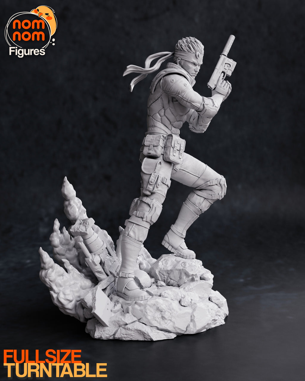 Solid Snake — studio render 8