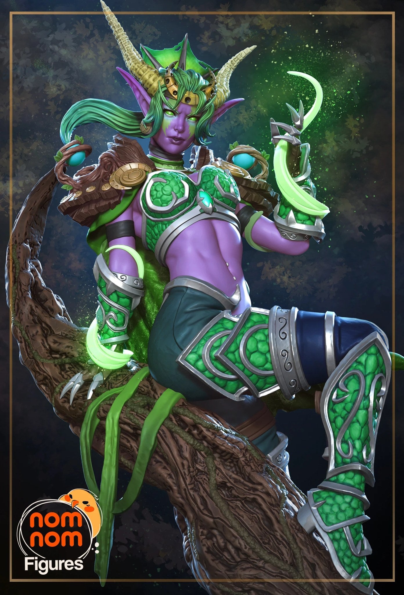 Ysera World of Warcraft resin figure by NomNom Figures — studio preview 1