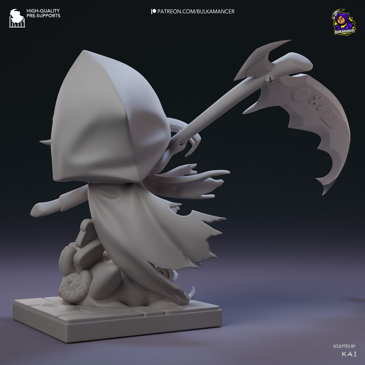 Bulka Crustreaper (Unbreadable) resin figure by Bulkamancer — studio render 6