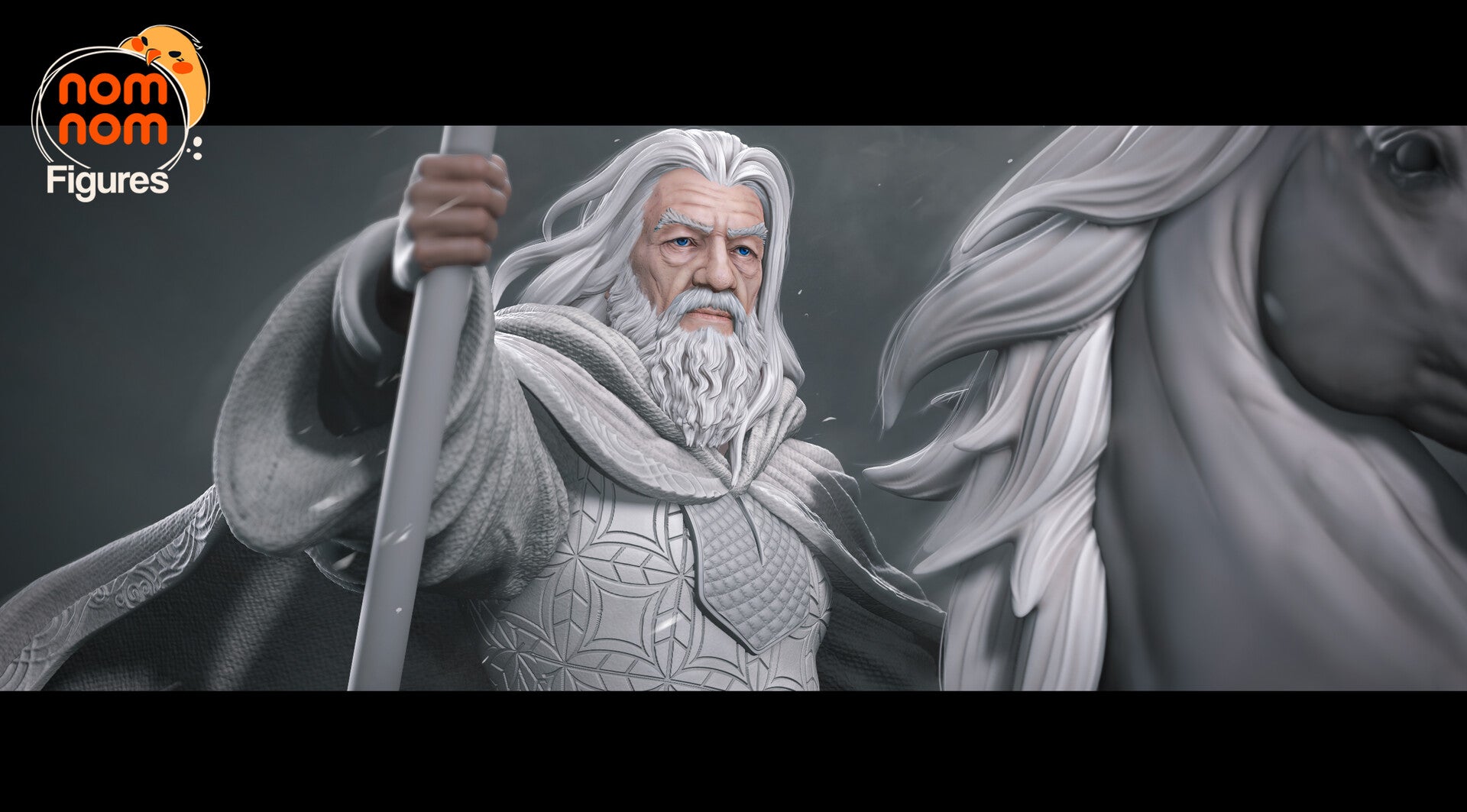 Gandalf the White — studio render 2