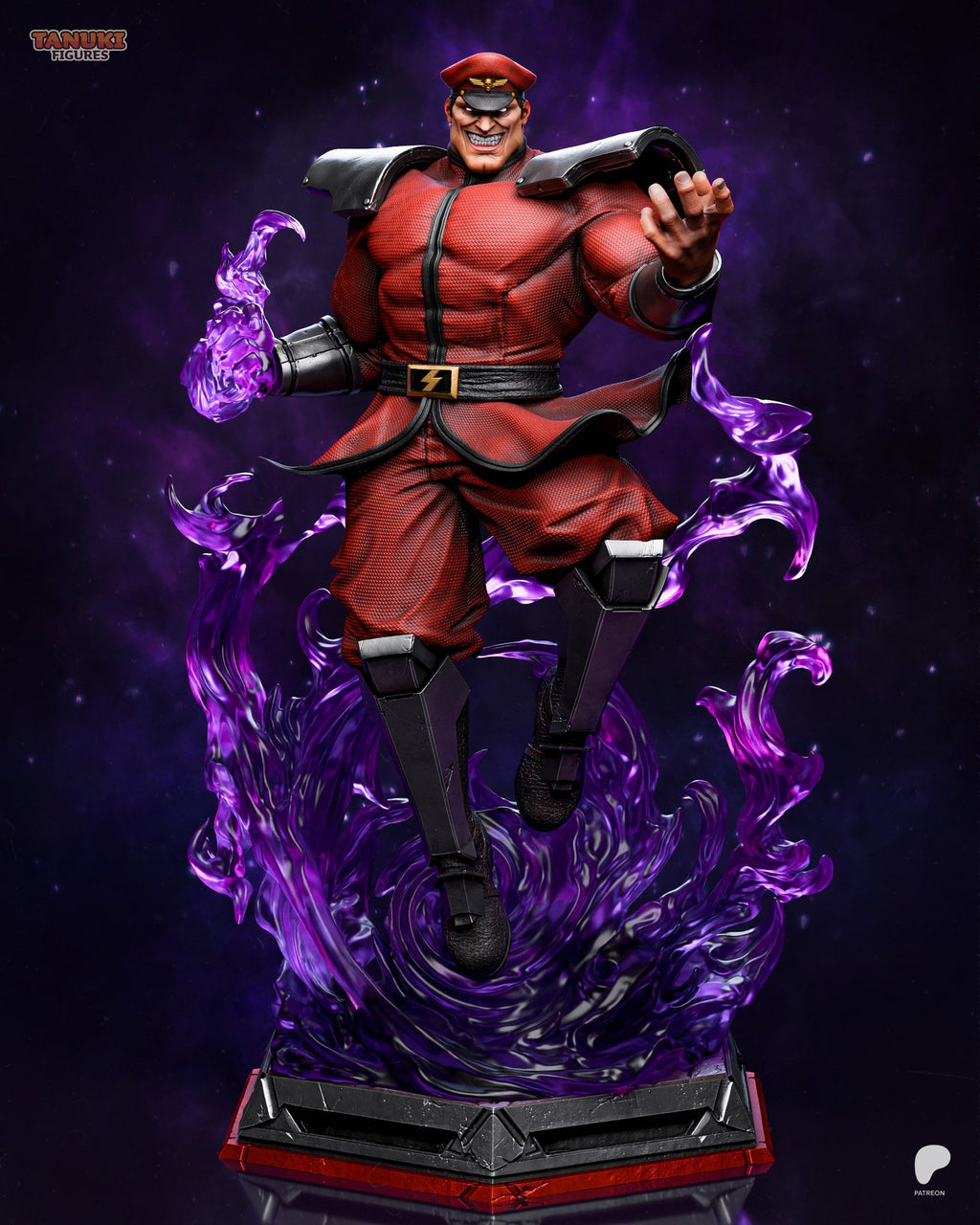 M. Bison (Street Fighter) resin figure by Tanuki Figures — studio render 1
