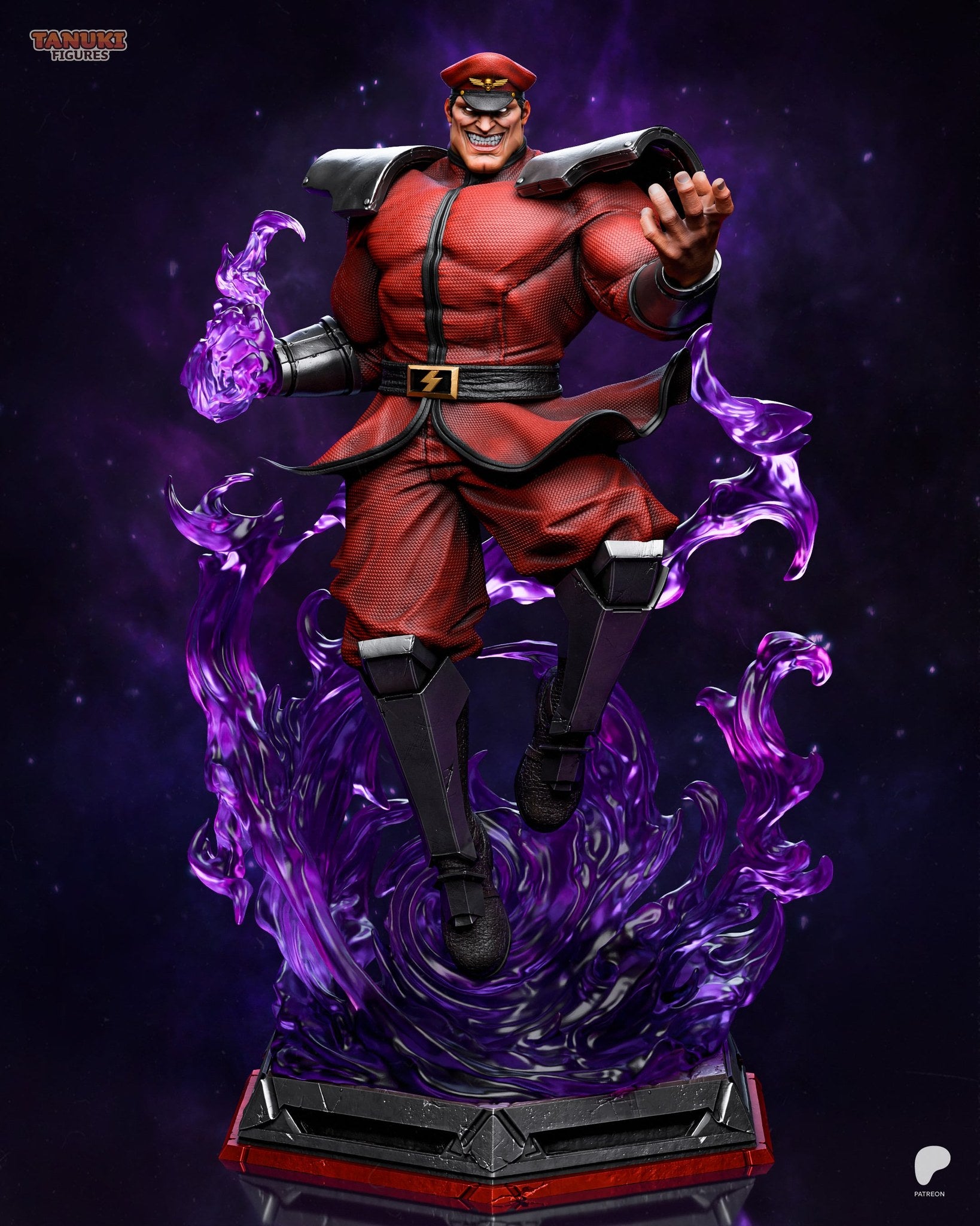 M. Bison (Street Fighter) resin figure by Tanuki Figures — studio render 1