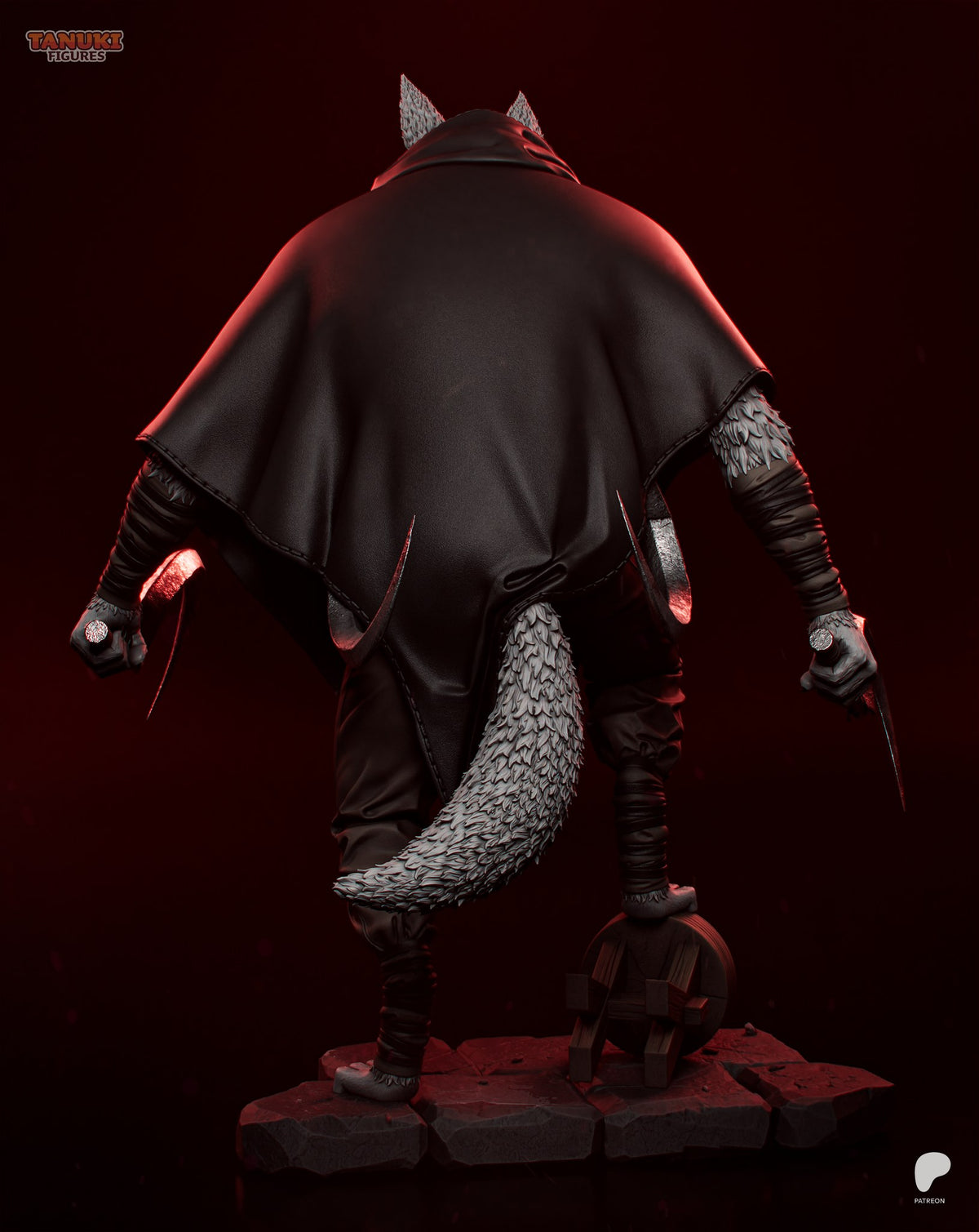 Death (Puss in Boots) resin figure by Tanuki Figures — studio render 2