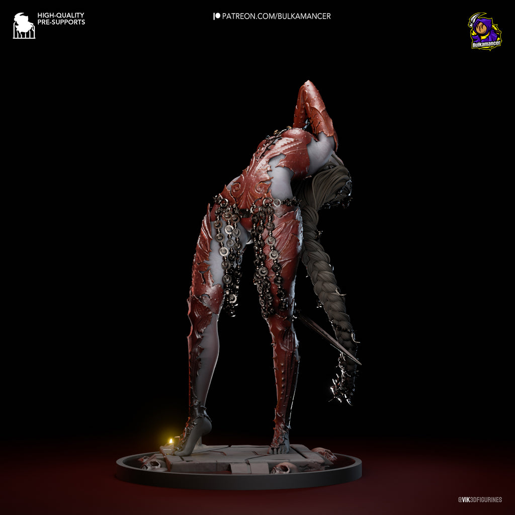 Orin the Red (Baldur's Gate) resin figure by Bulkamancer — studio render 4