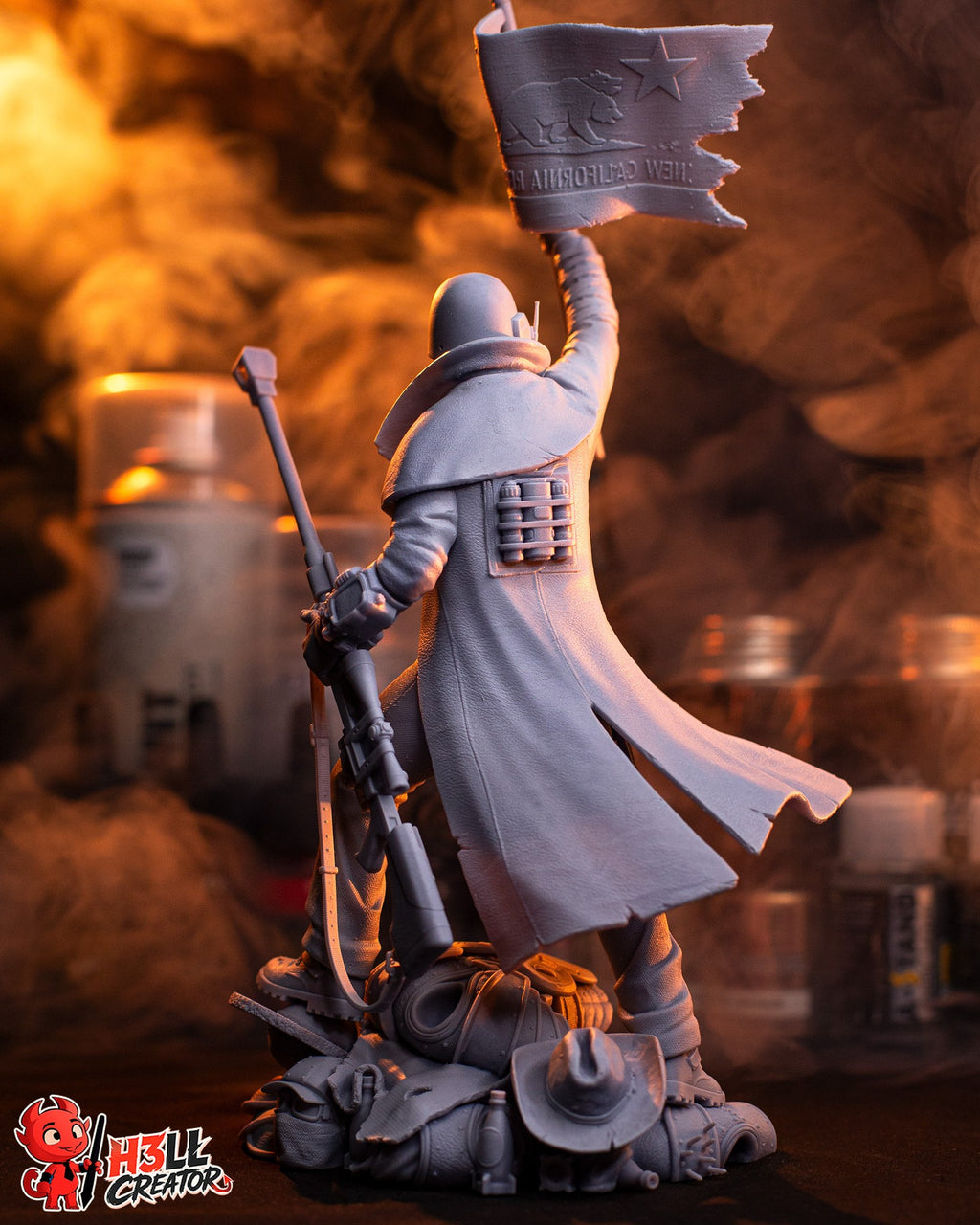 NCR Ranger (Fallout) resin figure by h3LLcreator — studio render 12