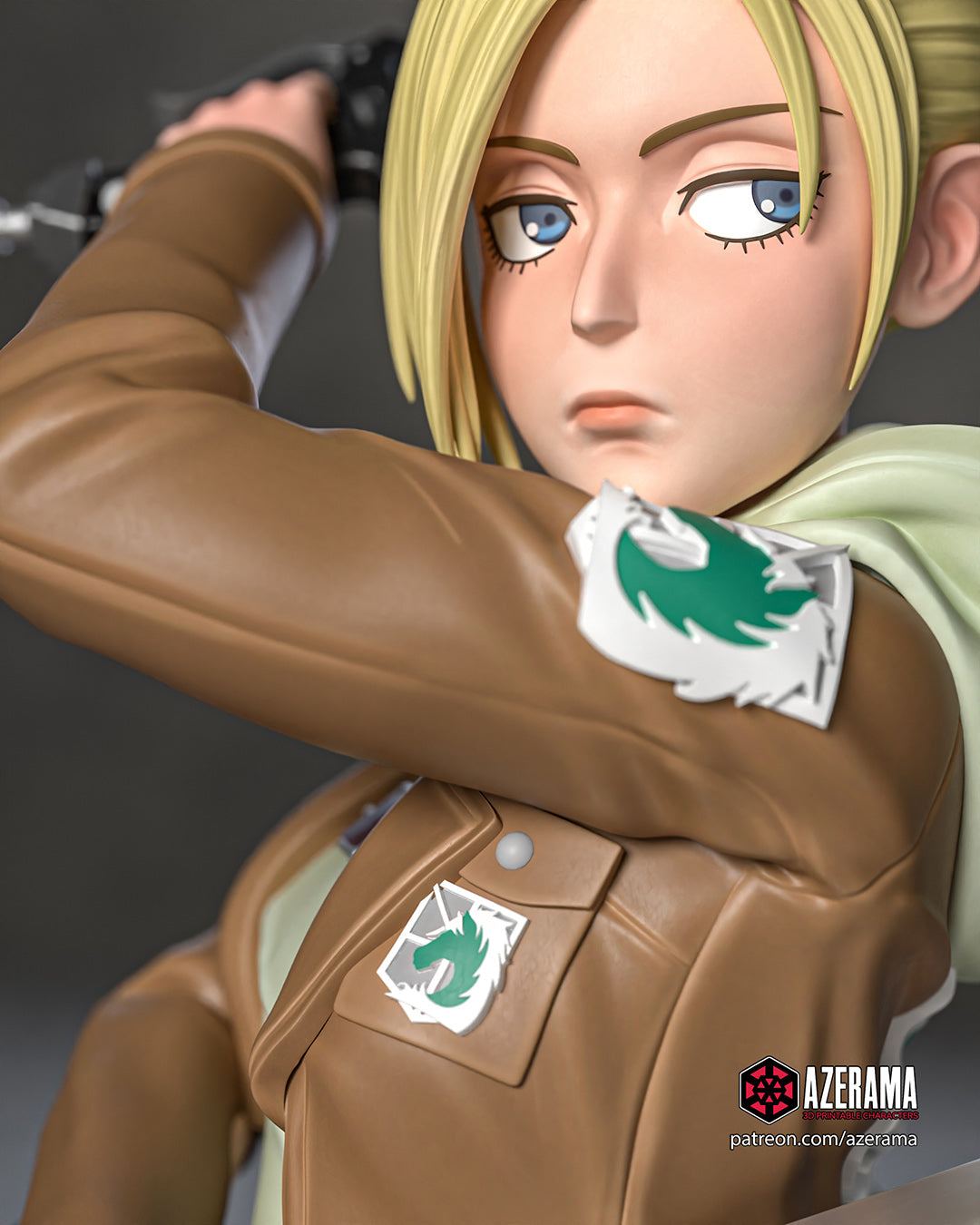 Annie Leonhart (Attack on Titan) resin figure by Azerama — studio render 5