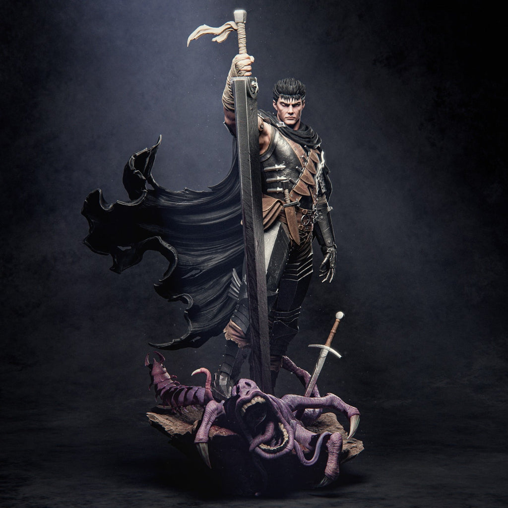 Guts Berserk resin figure by CA 3D Studios — studio preview 2