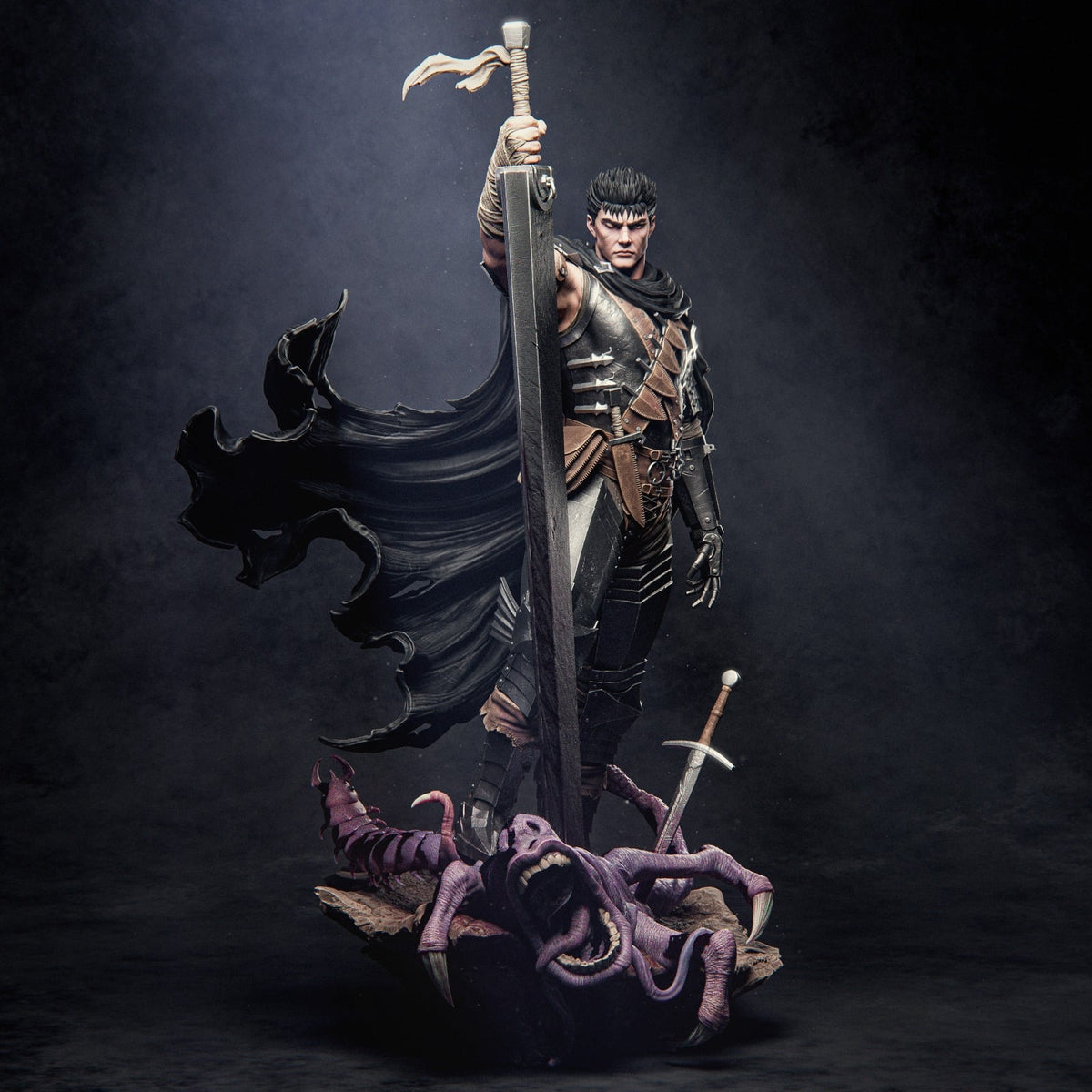 Guts Berserk resin figure by CA 3D Studios — studio preview 2