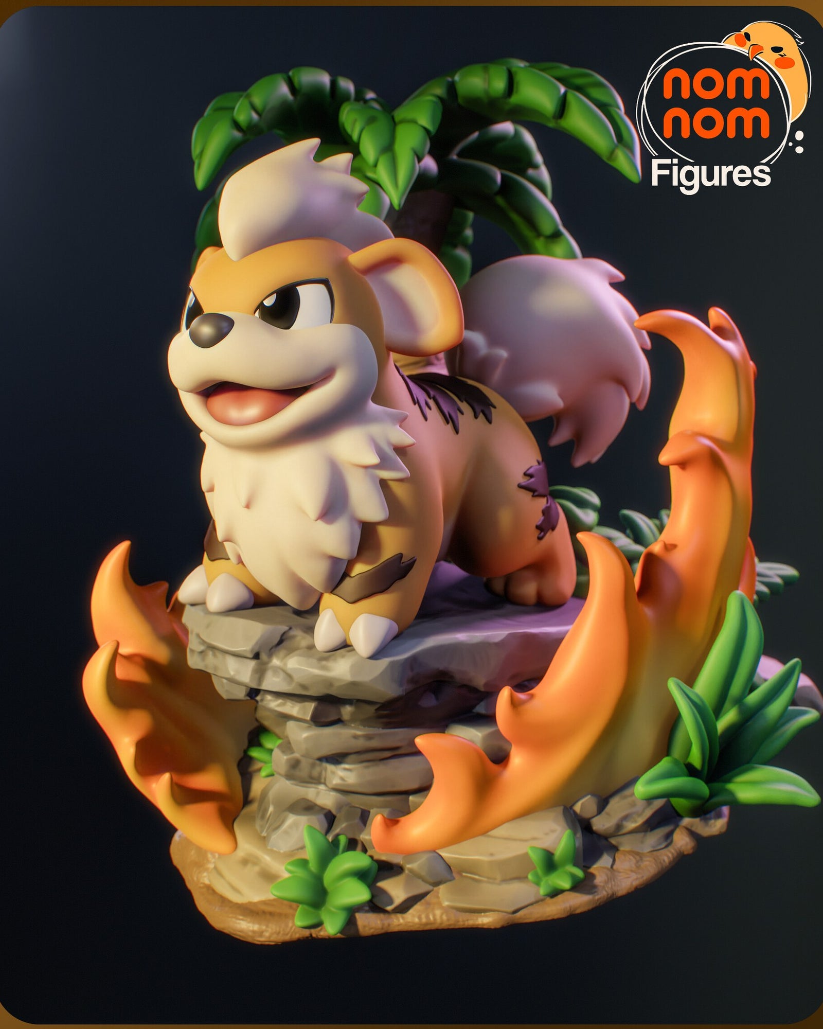 Growlithe — studio render 4