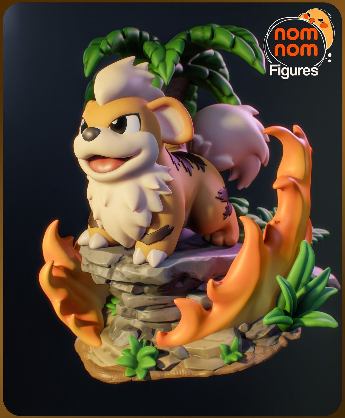 Growlithe — studio render 4