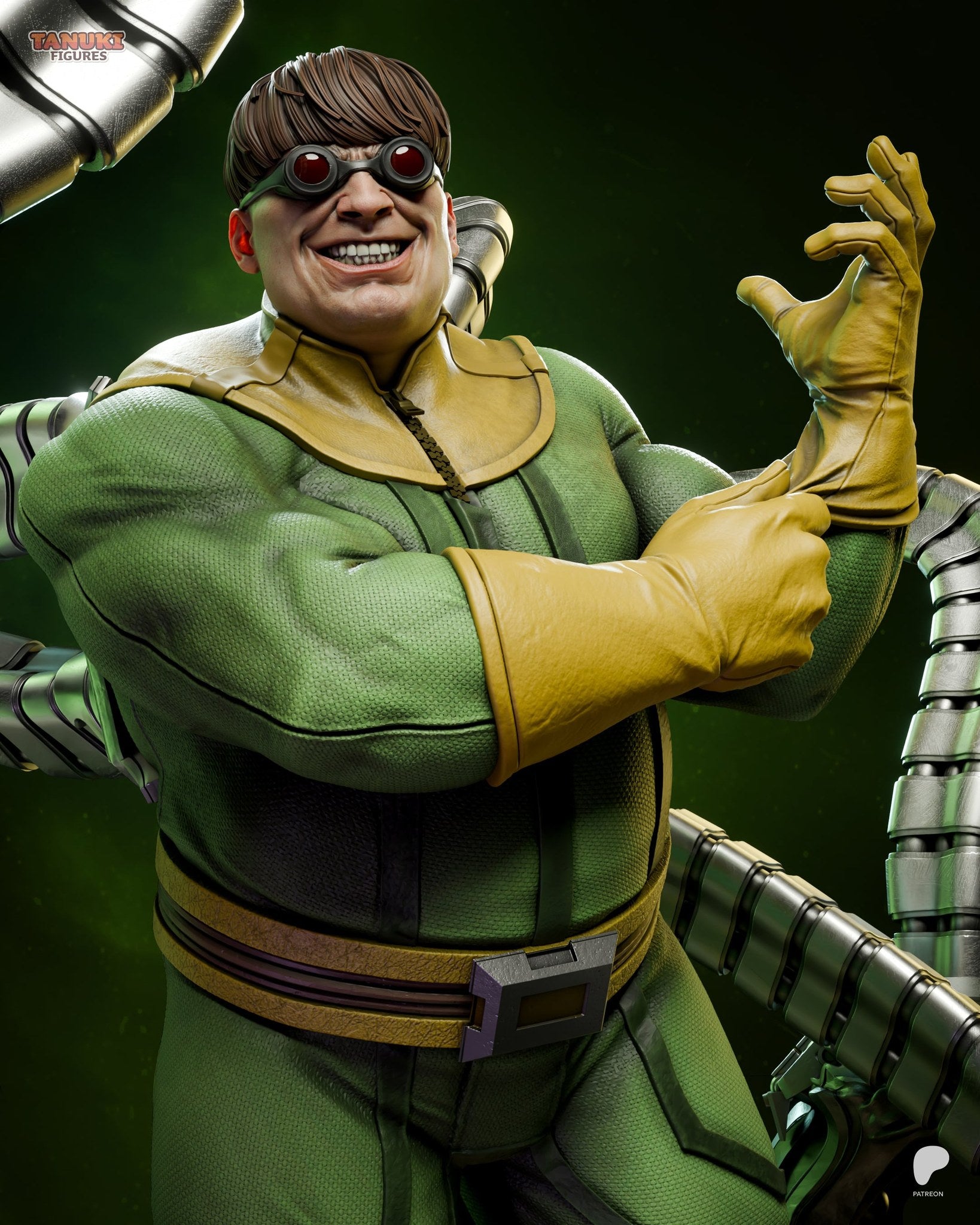 Doctor Octopus (Marvel) resin figure by Tanuki Figures — studio render 8