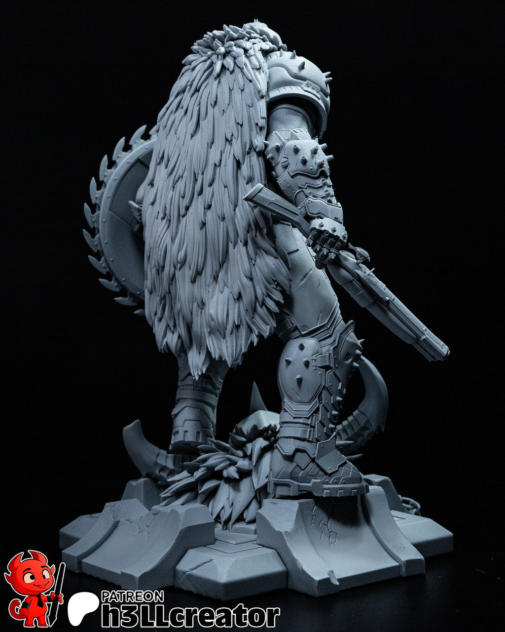 Doom Guy (Doom) resin figure by h3LLcreator — studio render 15