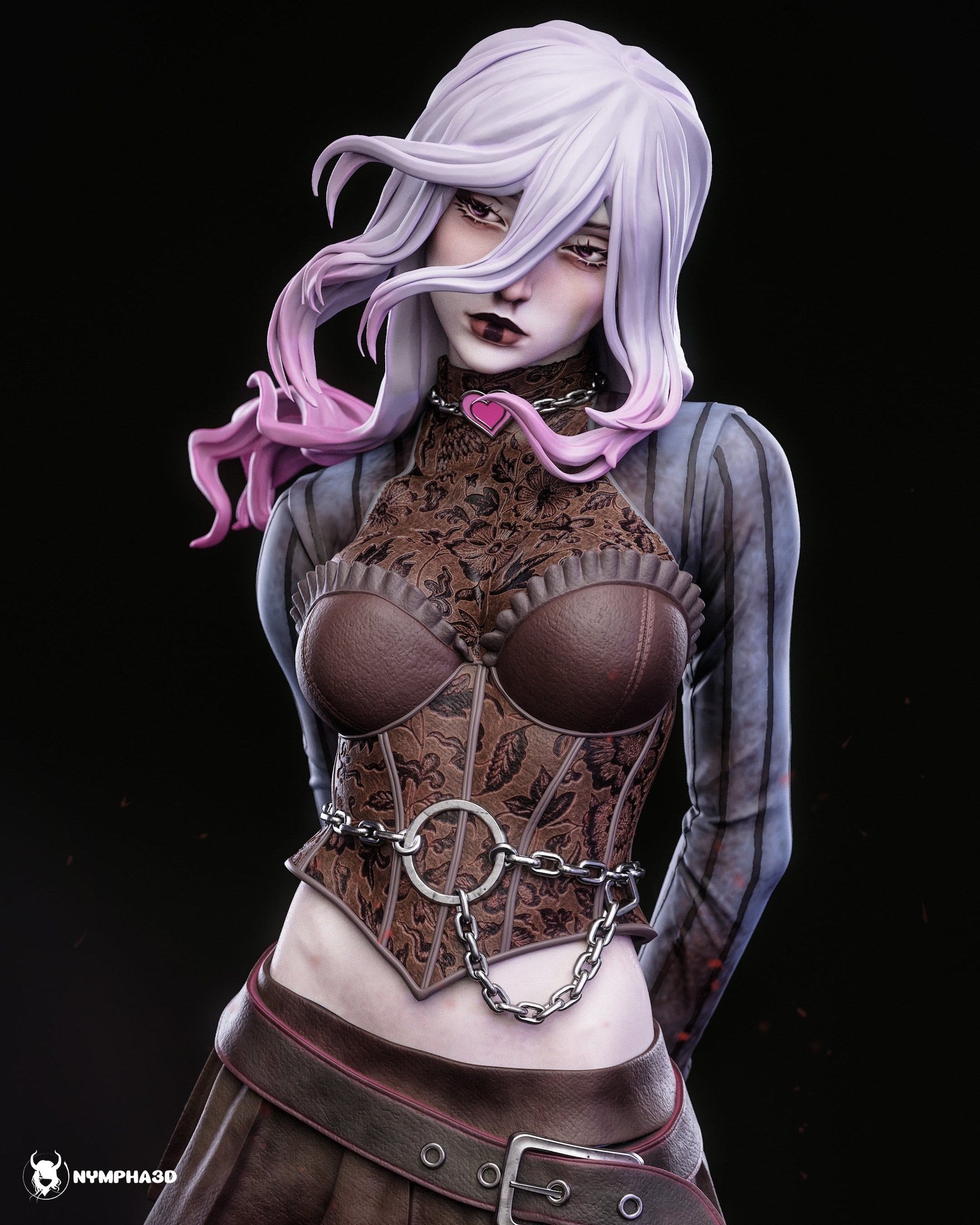 Sable Ward (Dead by Daylight) resin figure by Nympha — studio render 5