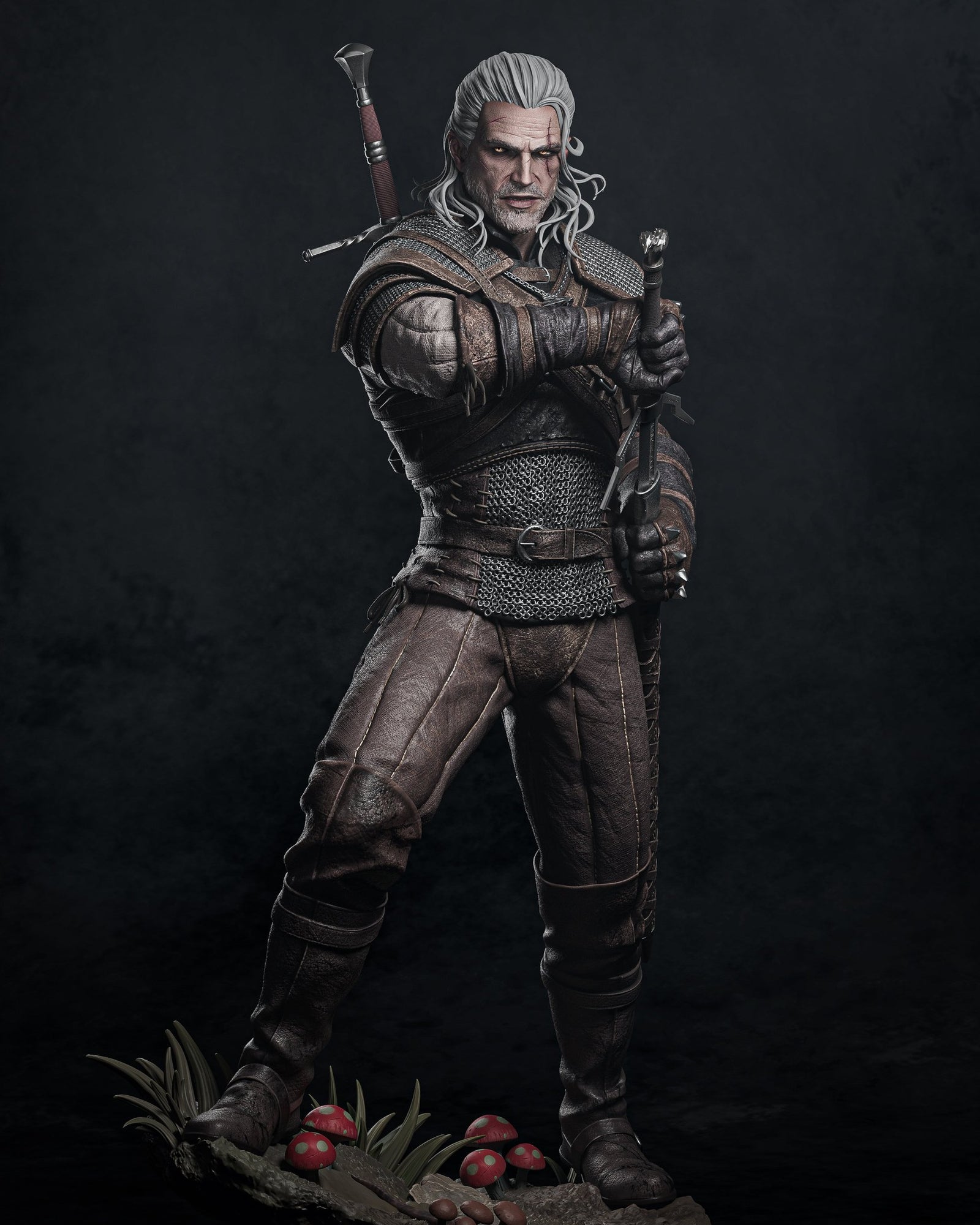 Geralt of Rivia — studio render 3