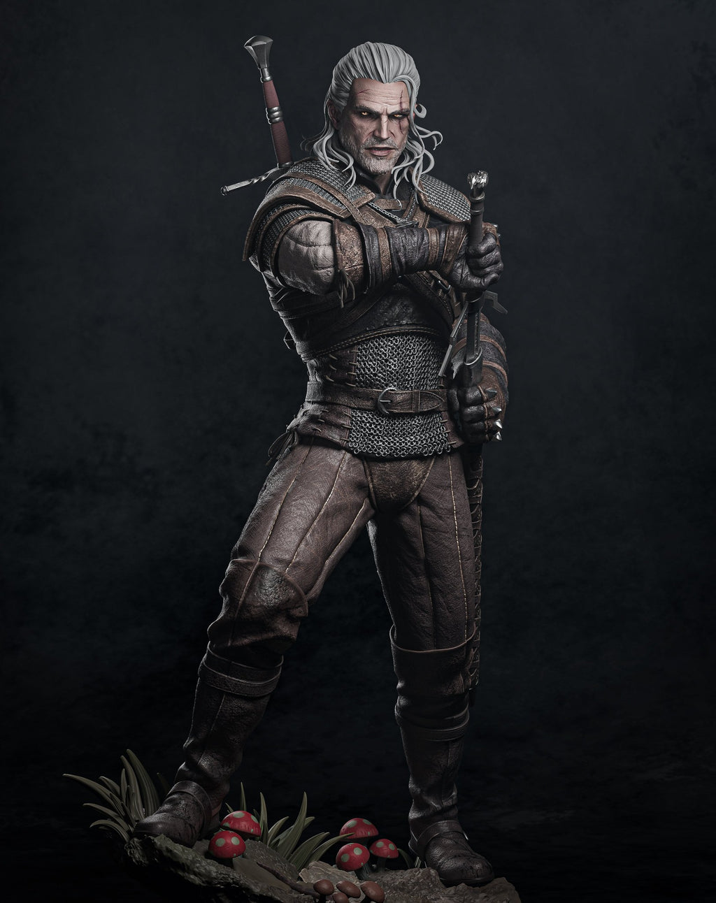 Geralt of Rivia — studio render 3