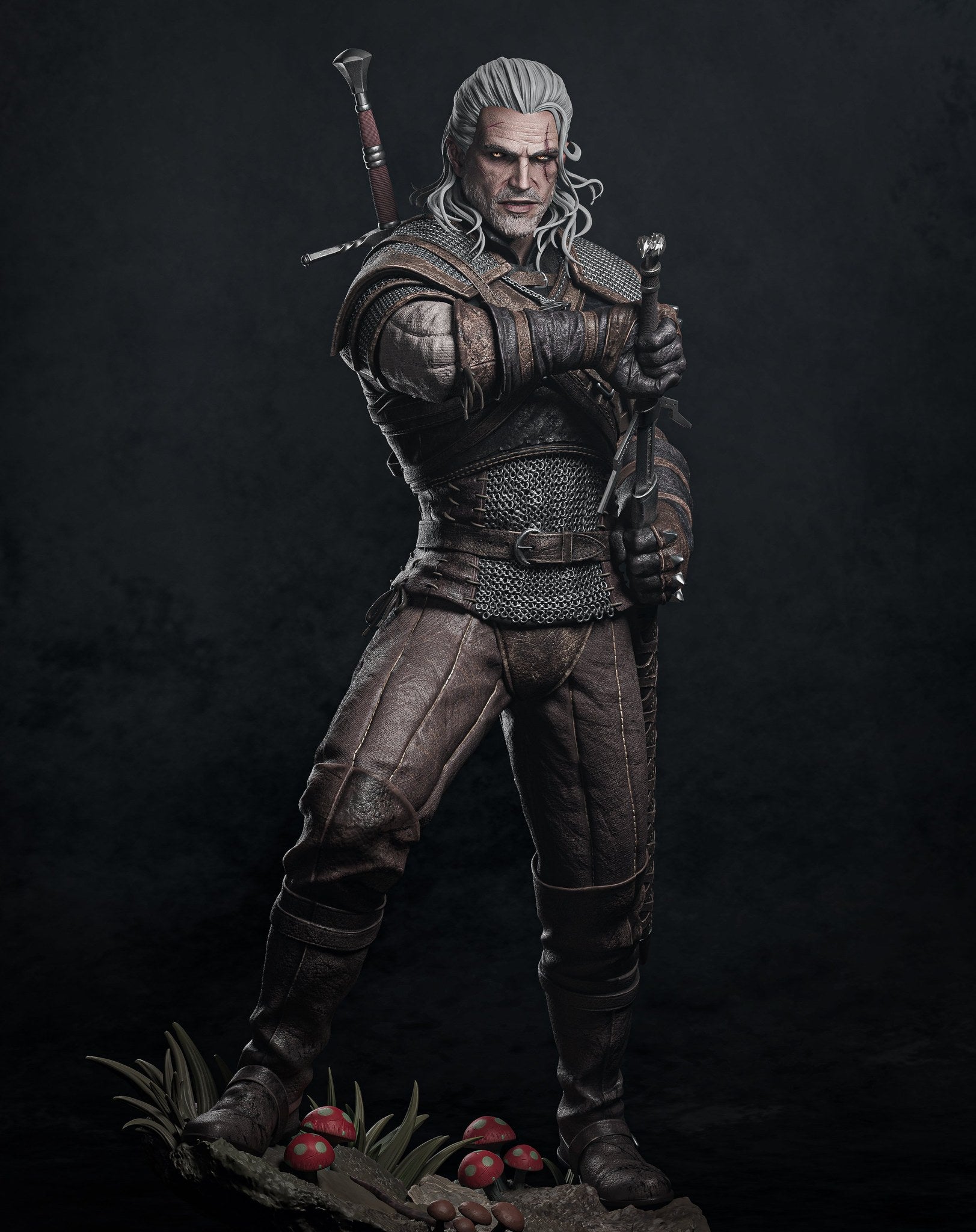 Geralt of Rivia — studio render 3